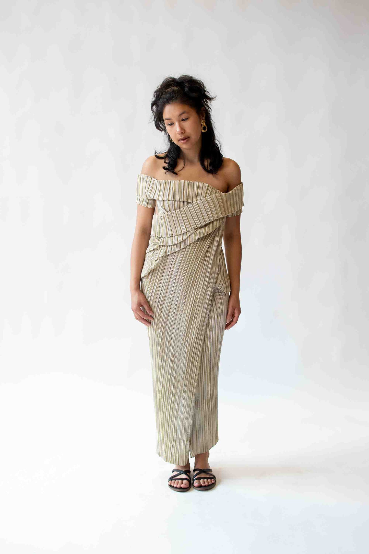 Pleated Dress | Romeo Gigli SS1994
