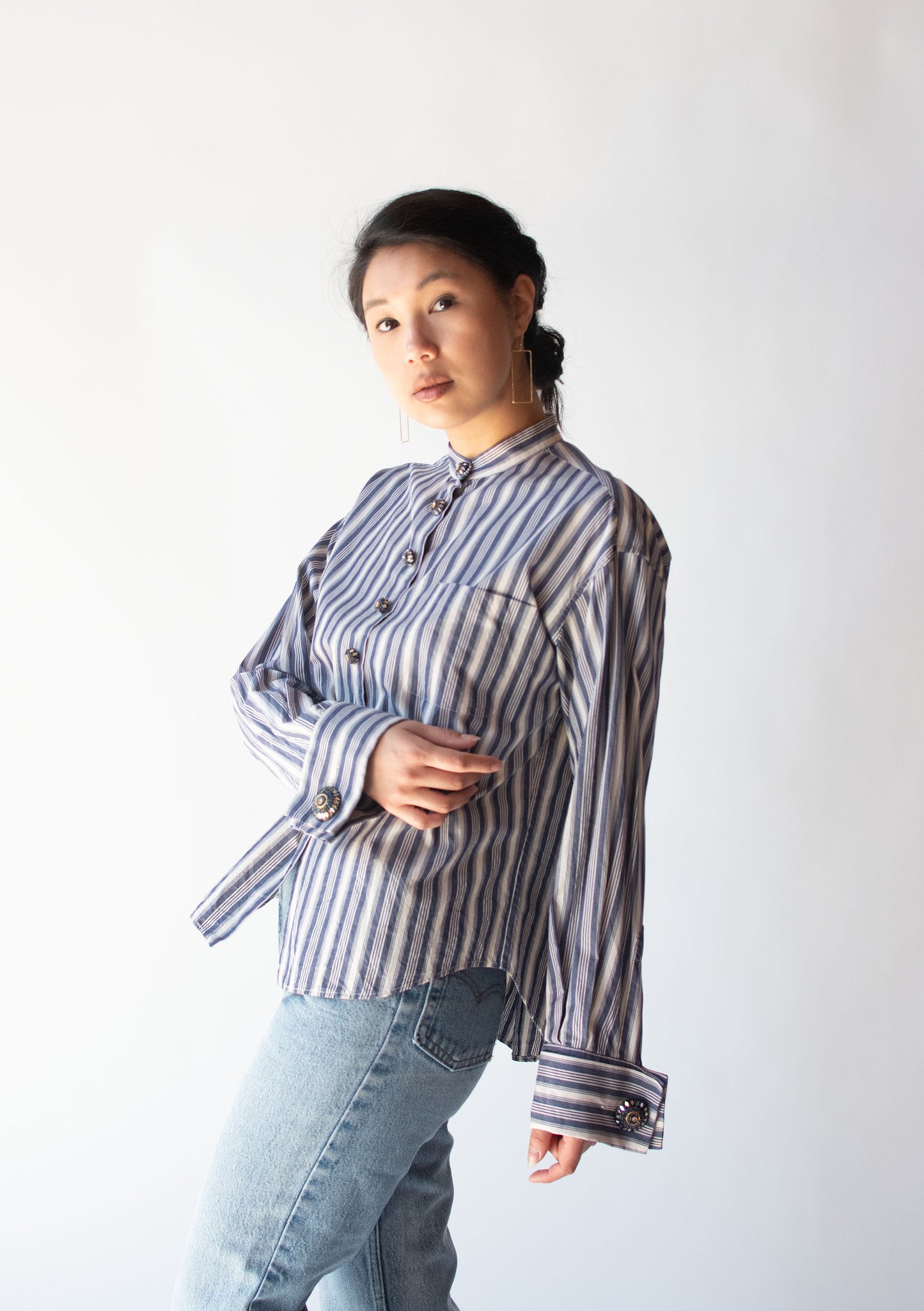 Striped Blouse | Romeo Gigli 1994