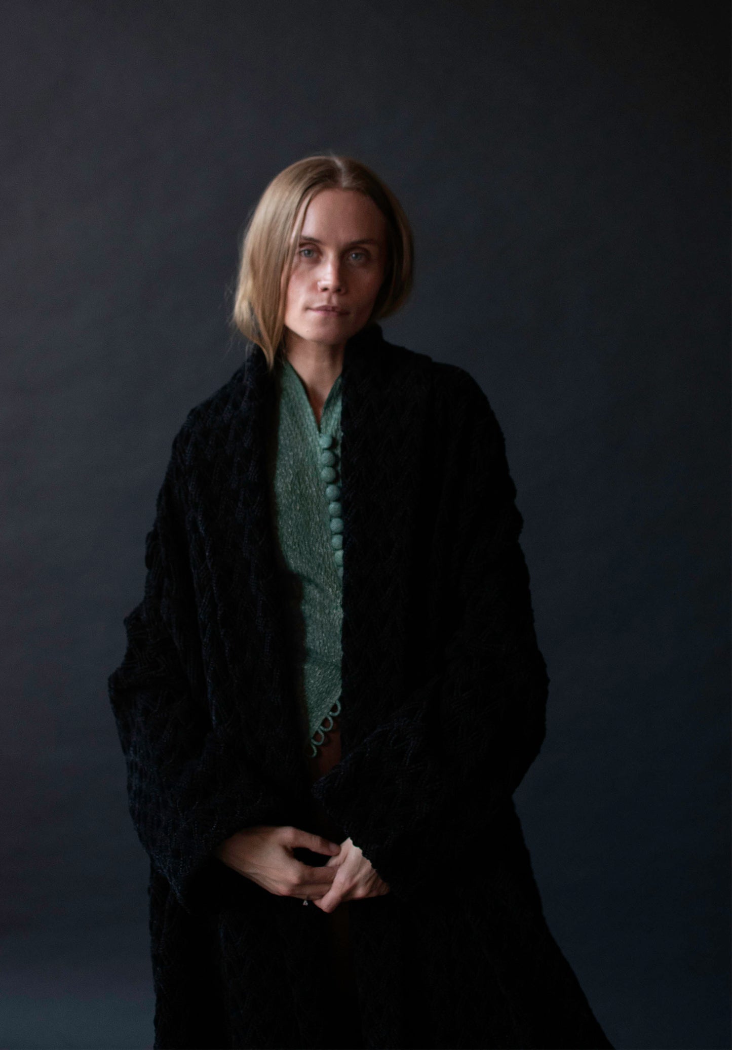 Black Velvet Coat | Callaghan by Romeo Gigli
