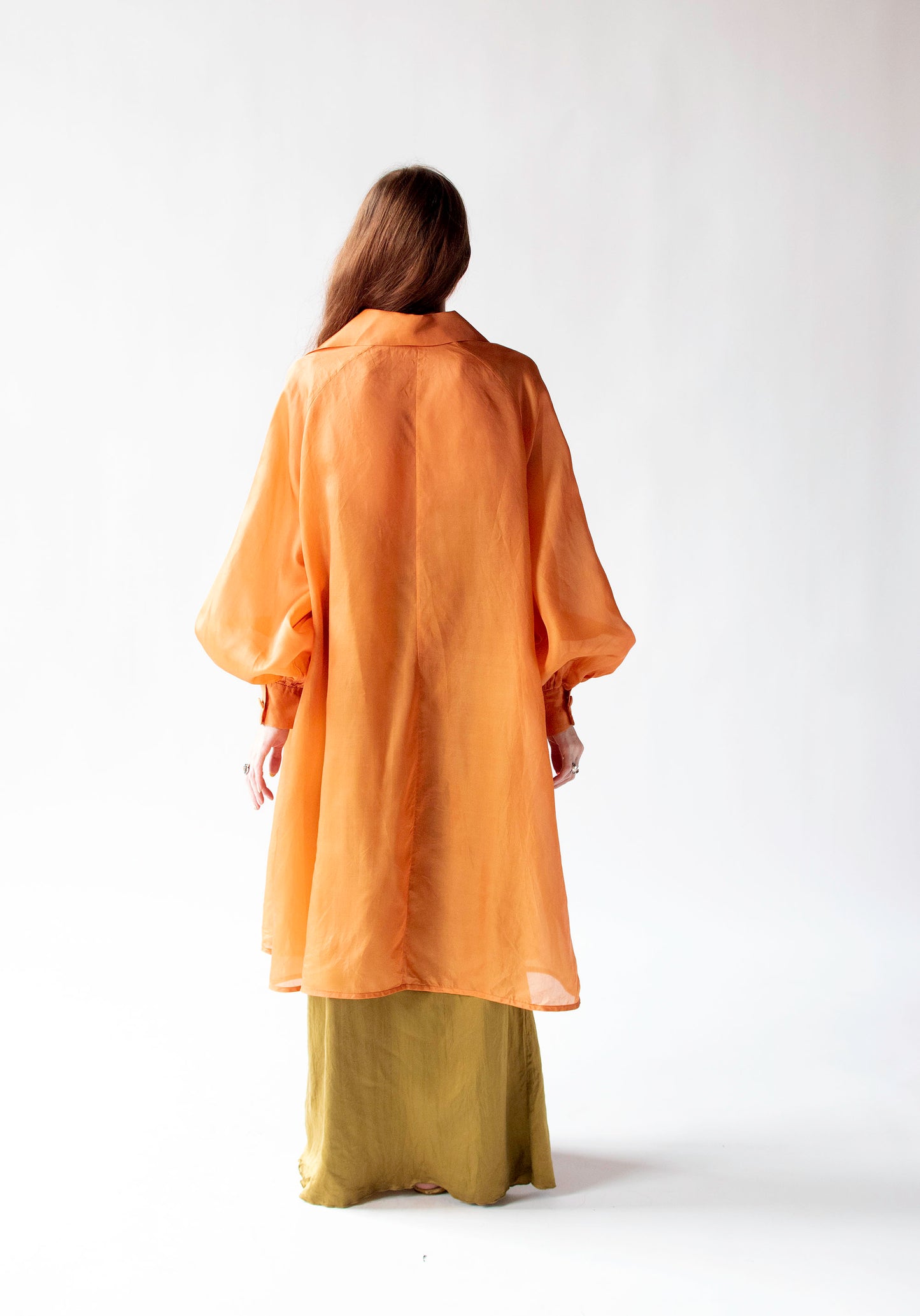 Orange Organza Jacket
