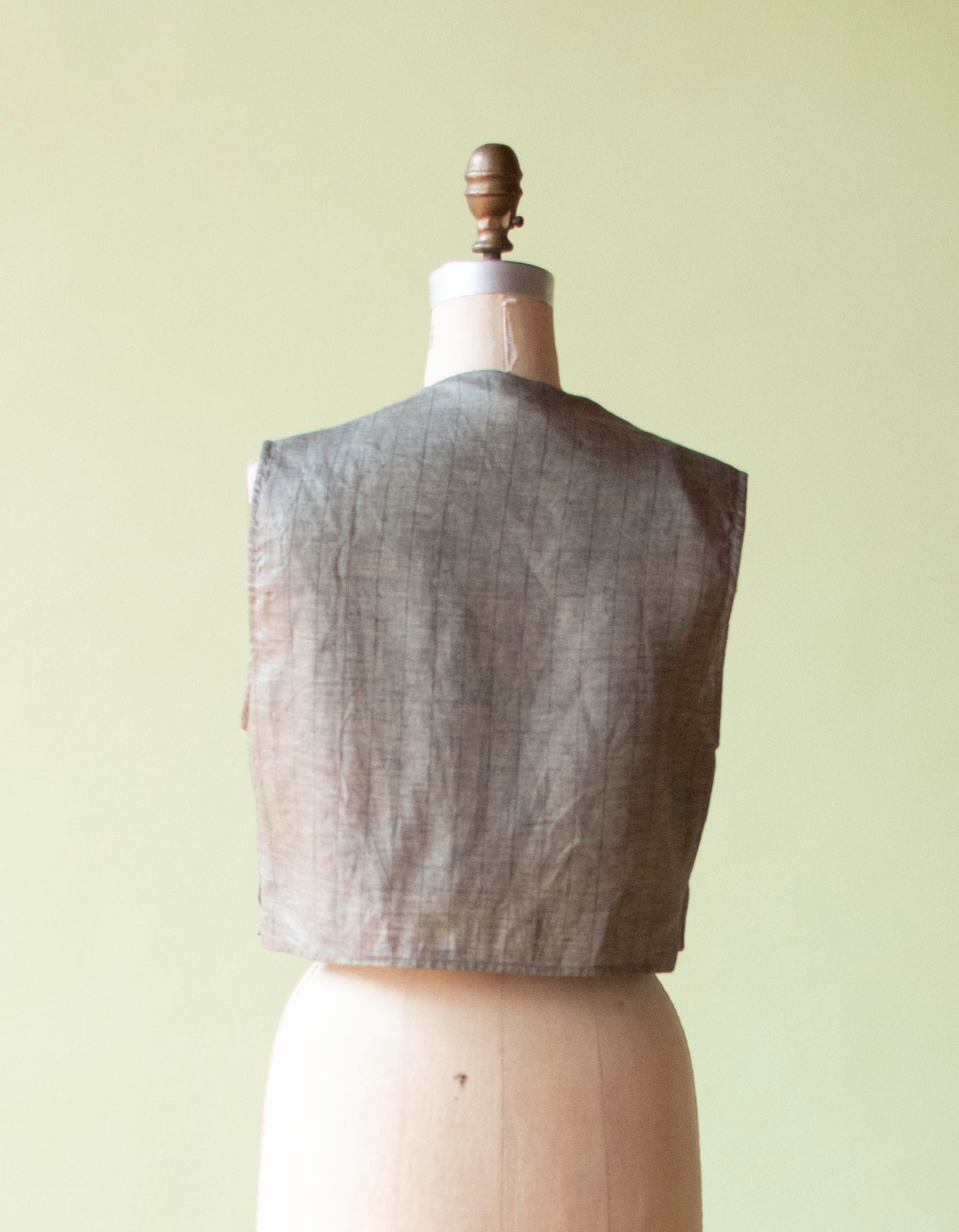 Pinstripe Vest | Romeo Gigli for Callaghan 1994