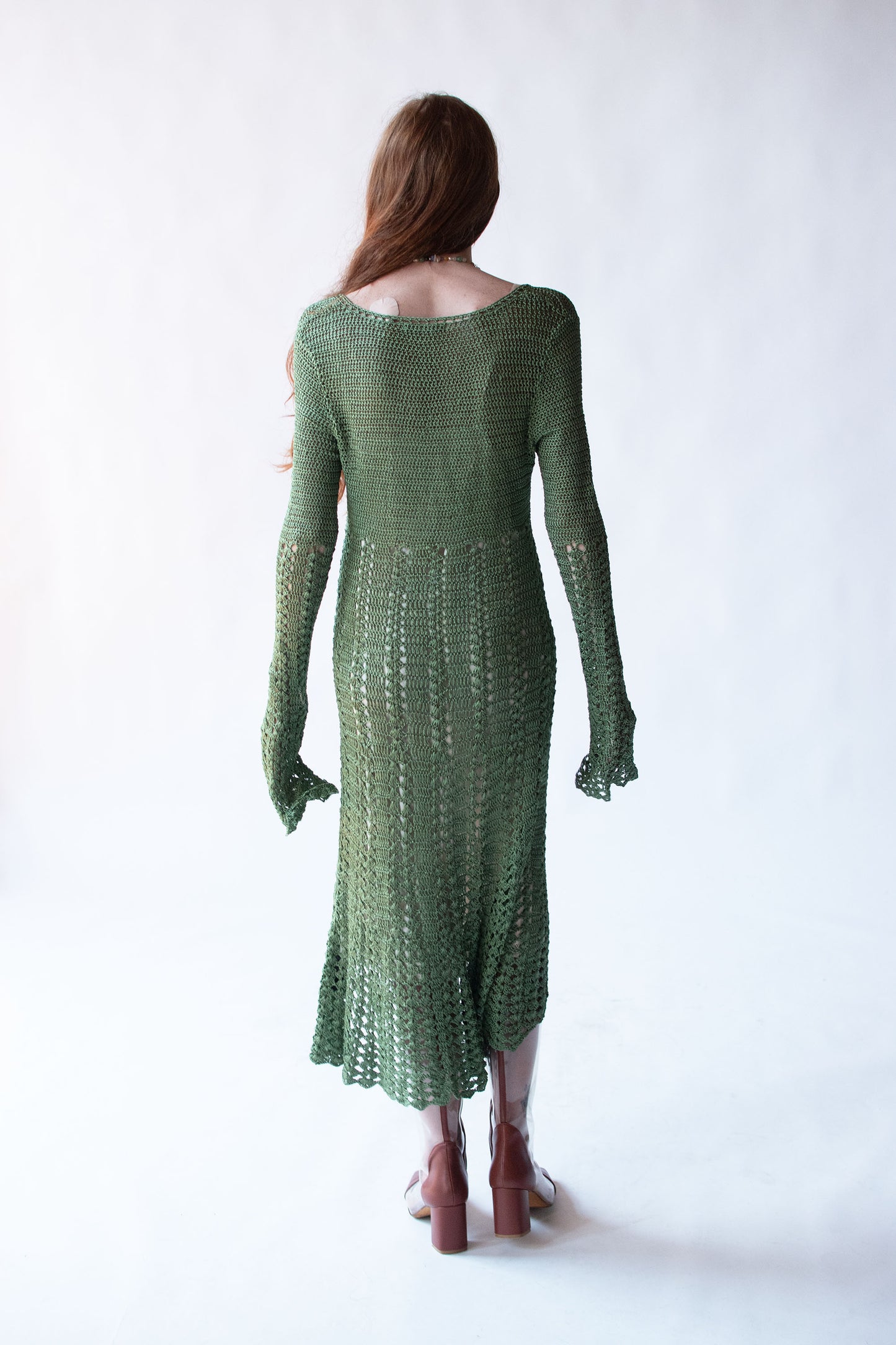 1990s Crochet Duster| Betsey Johnson