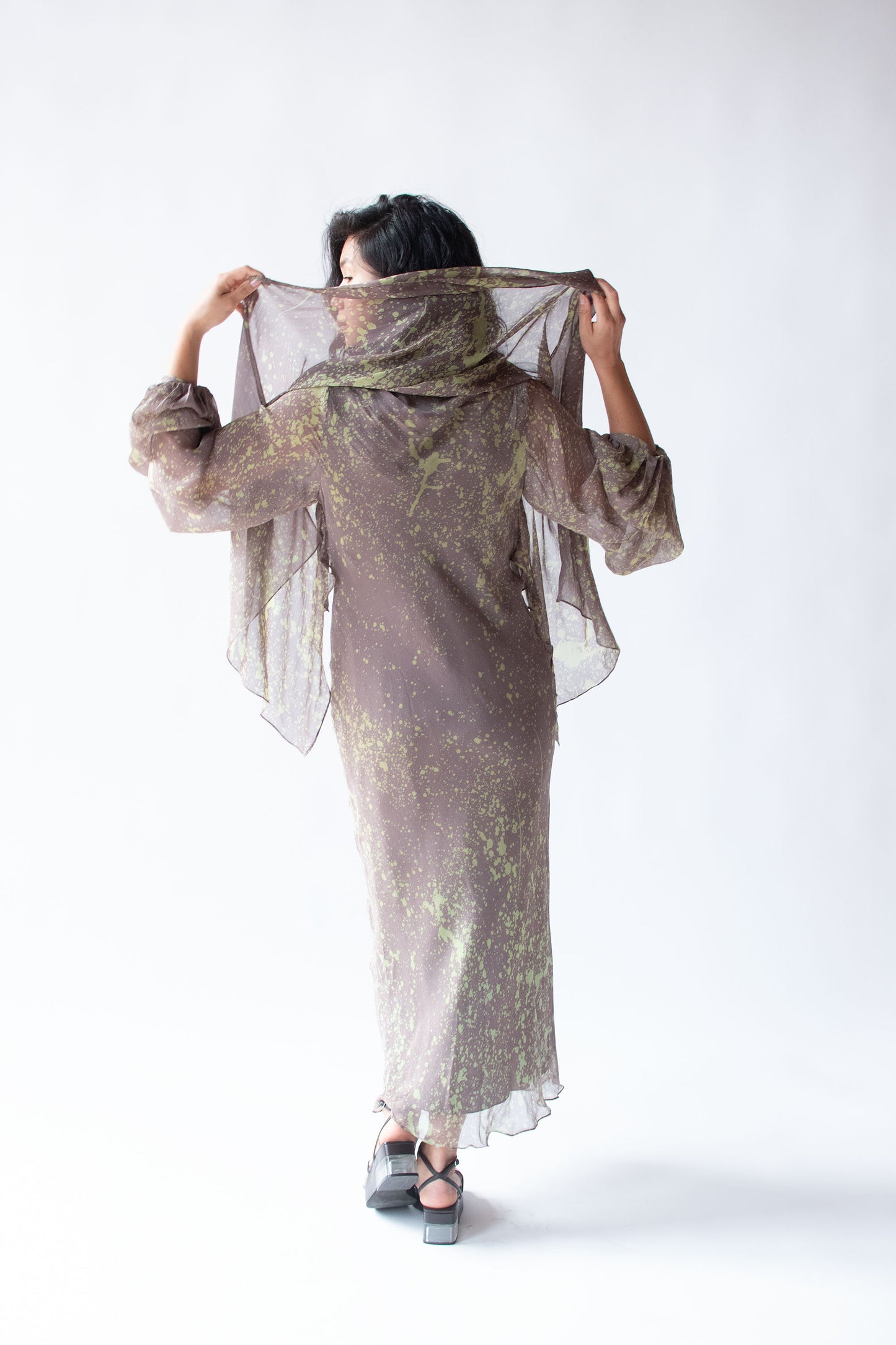 Silk Splatter Print Dress | Betty Jackson
