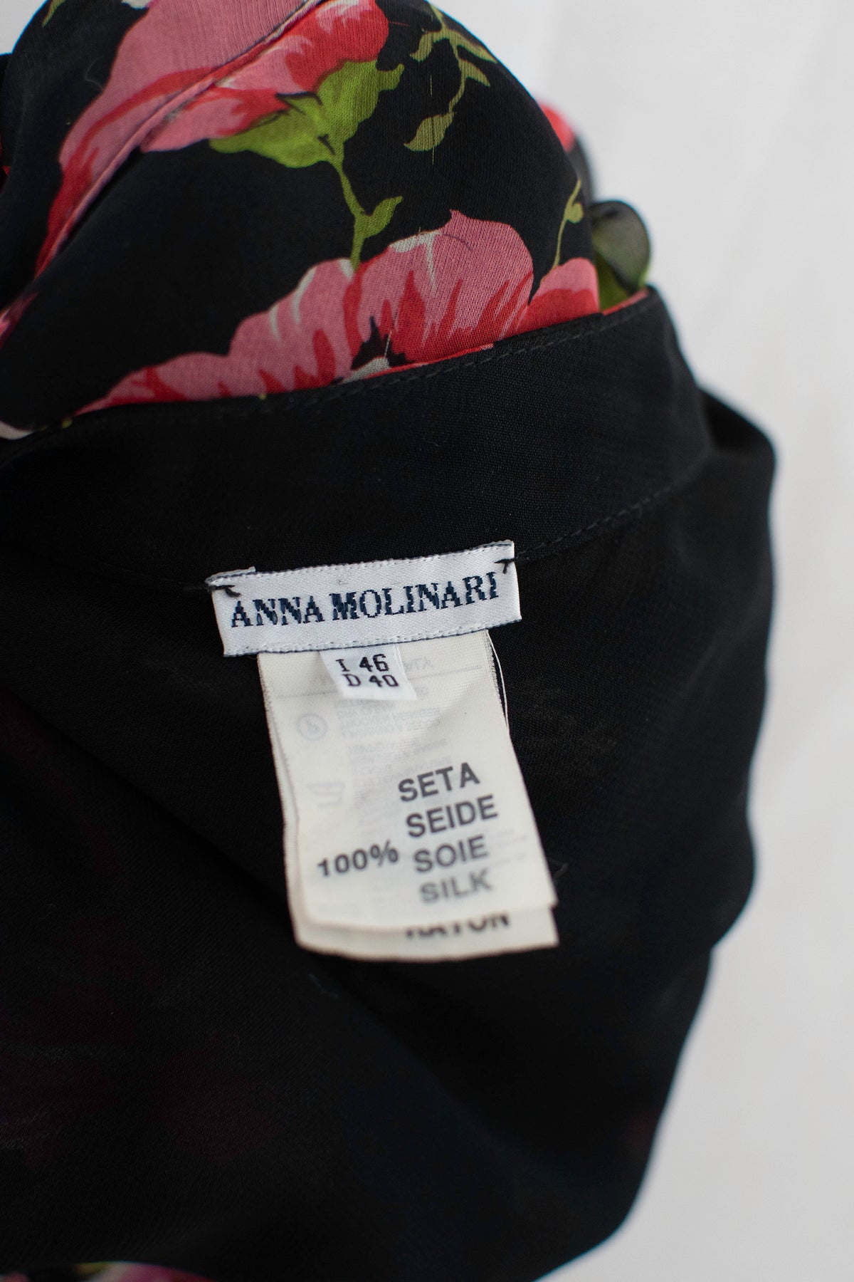 Bias Cut Floral Print Skirt | Anna Molinari