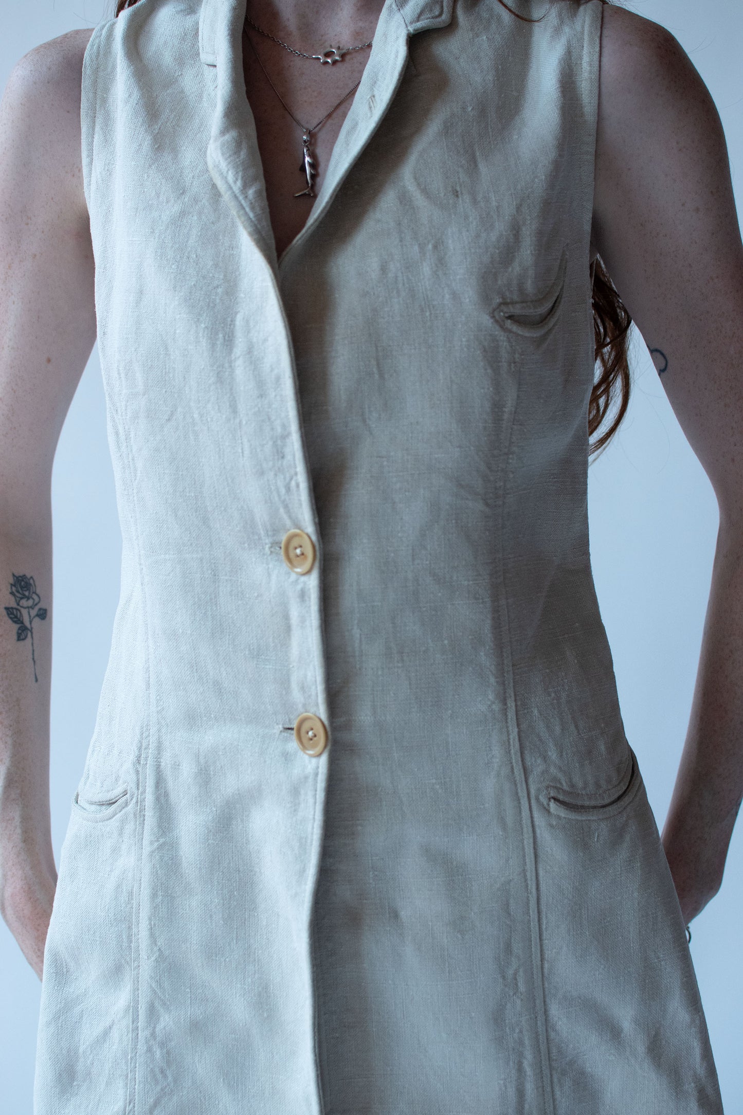 Edwardian Linen Vest