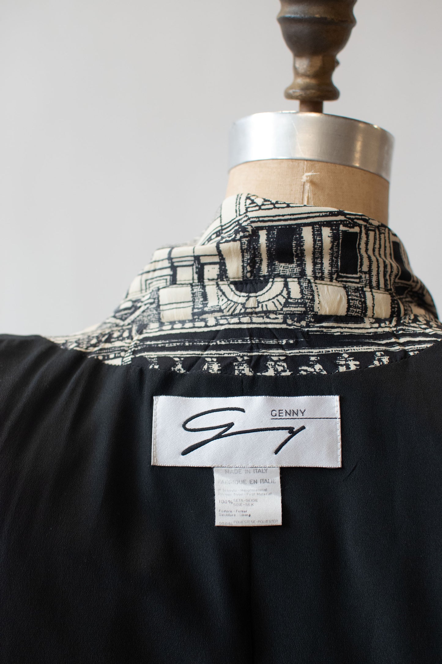 Architectural Print Blazer | Genny
