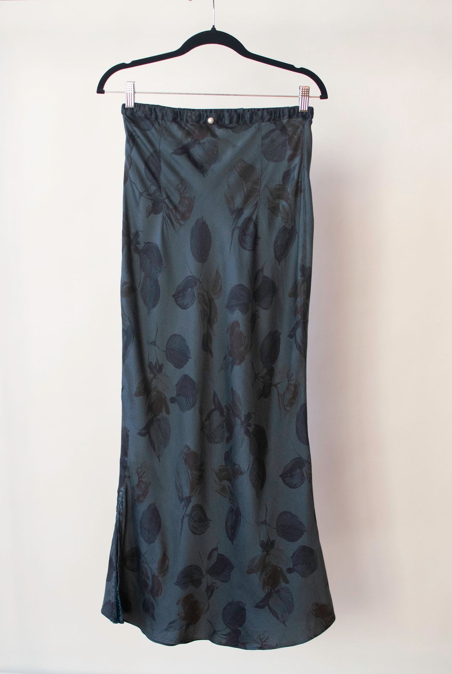 Gray Silk Bias Cut Skirt | Voyage Invest in the Original
