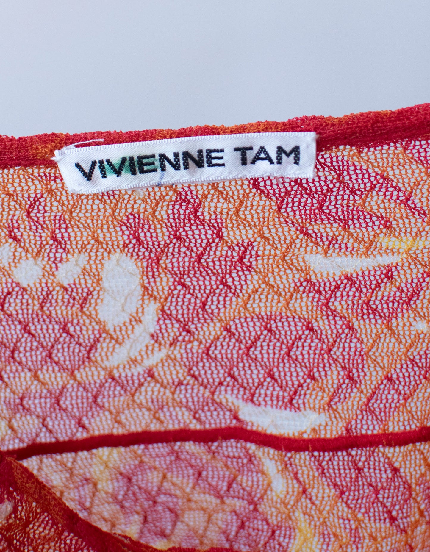 Fire Print Tank | Vivienne Tam SS 1998