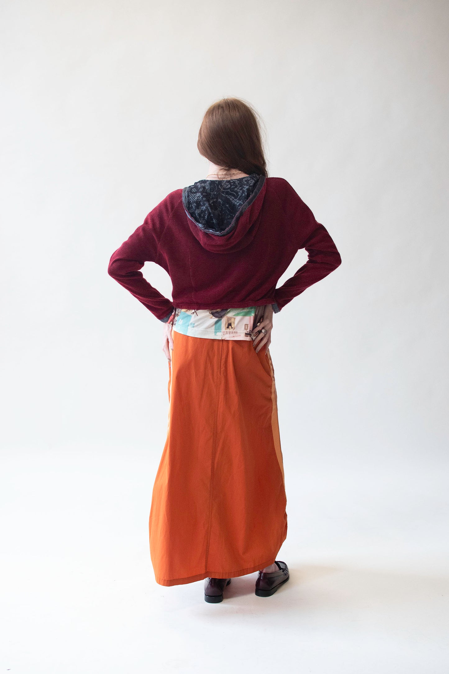 Red Hooded Sparkle Cardigan | Voyage Invest in the Original