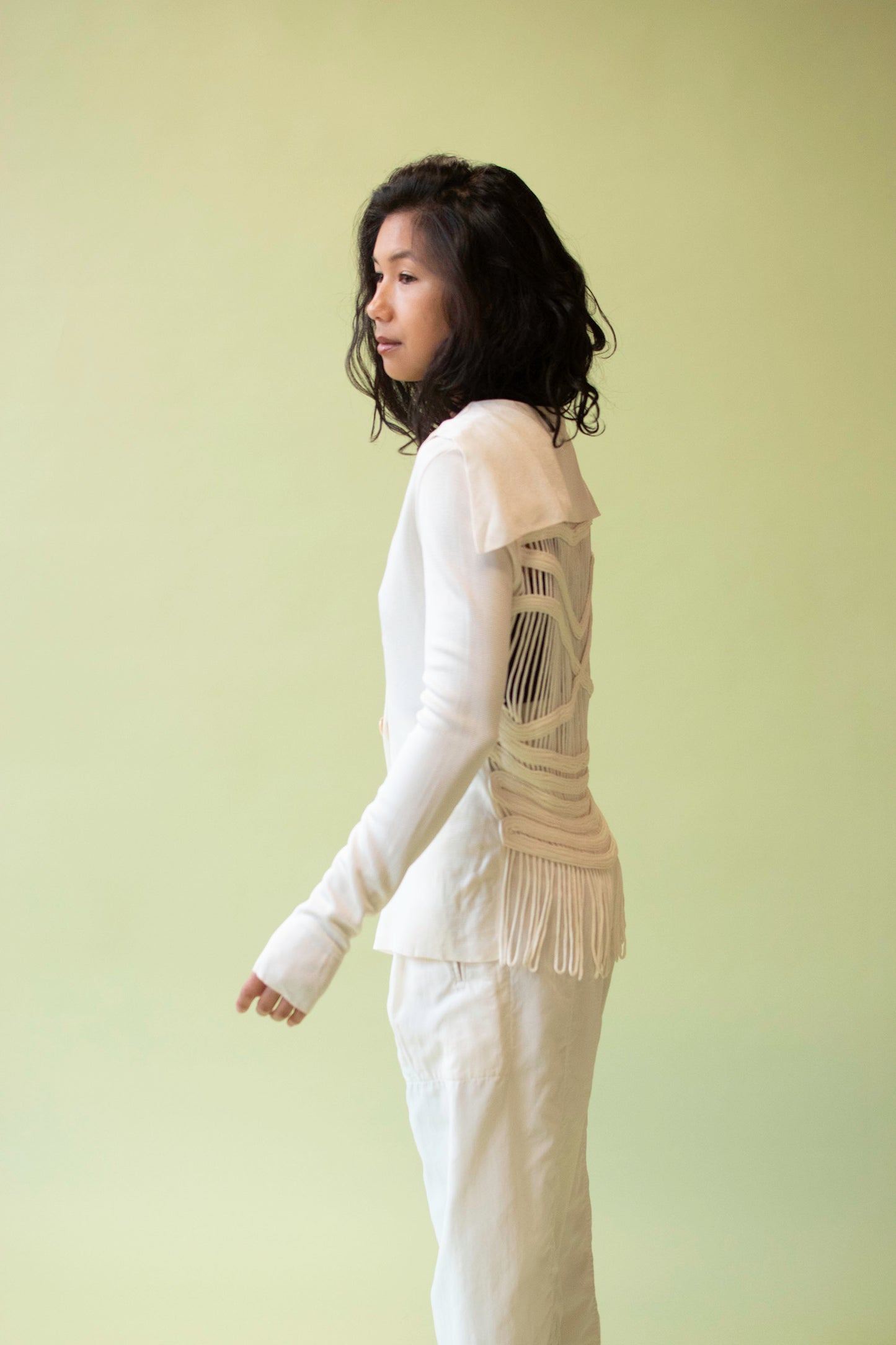 String Knit Cardigan | Ernestina Cerini SS 1993