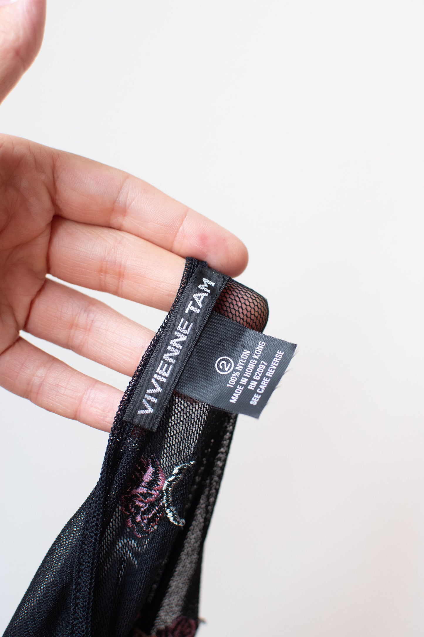 1990s Embroidered Mesh Dress | Vivienne Tam