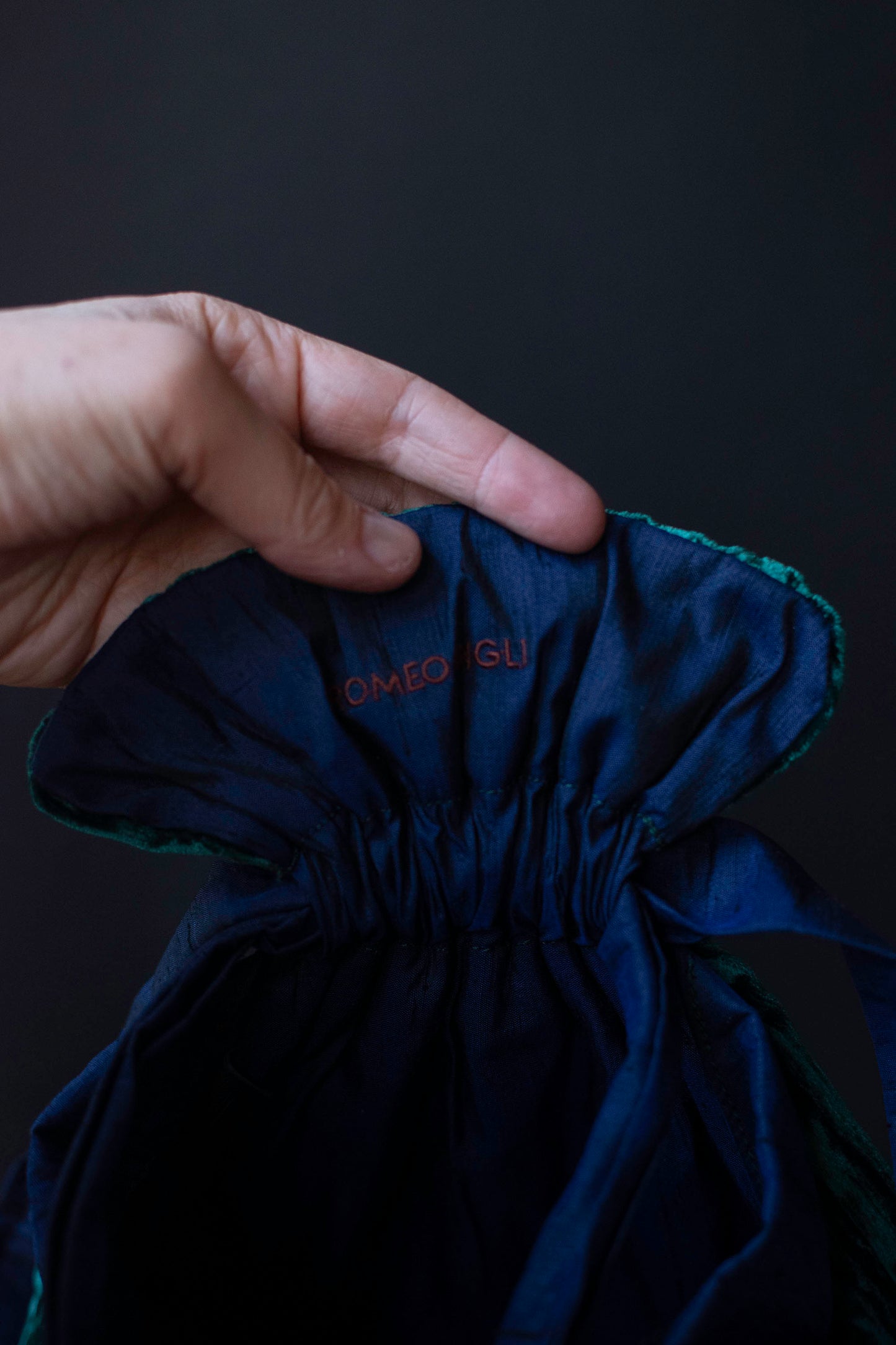 Velet & Silk Evening bag| Romeo Gigli