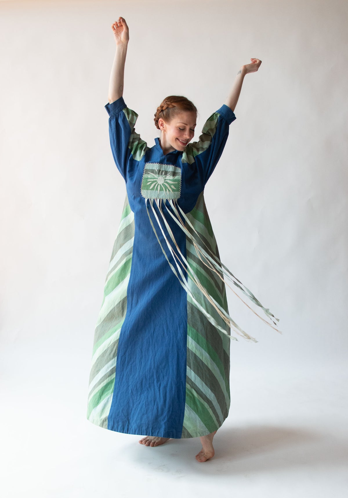1960s Striped Dress | Roberta Vercellino y Luis