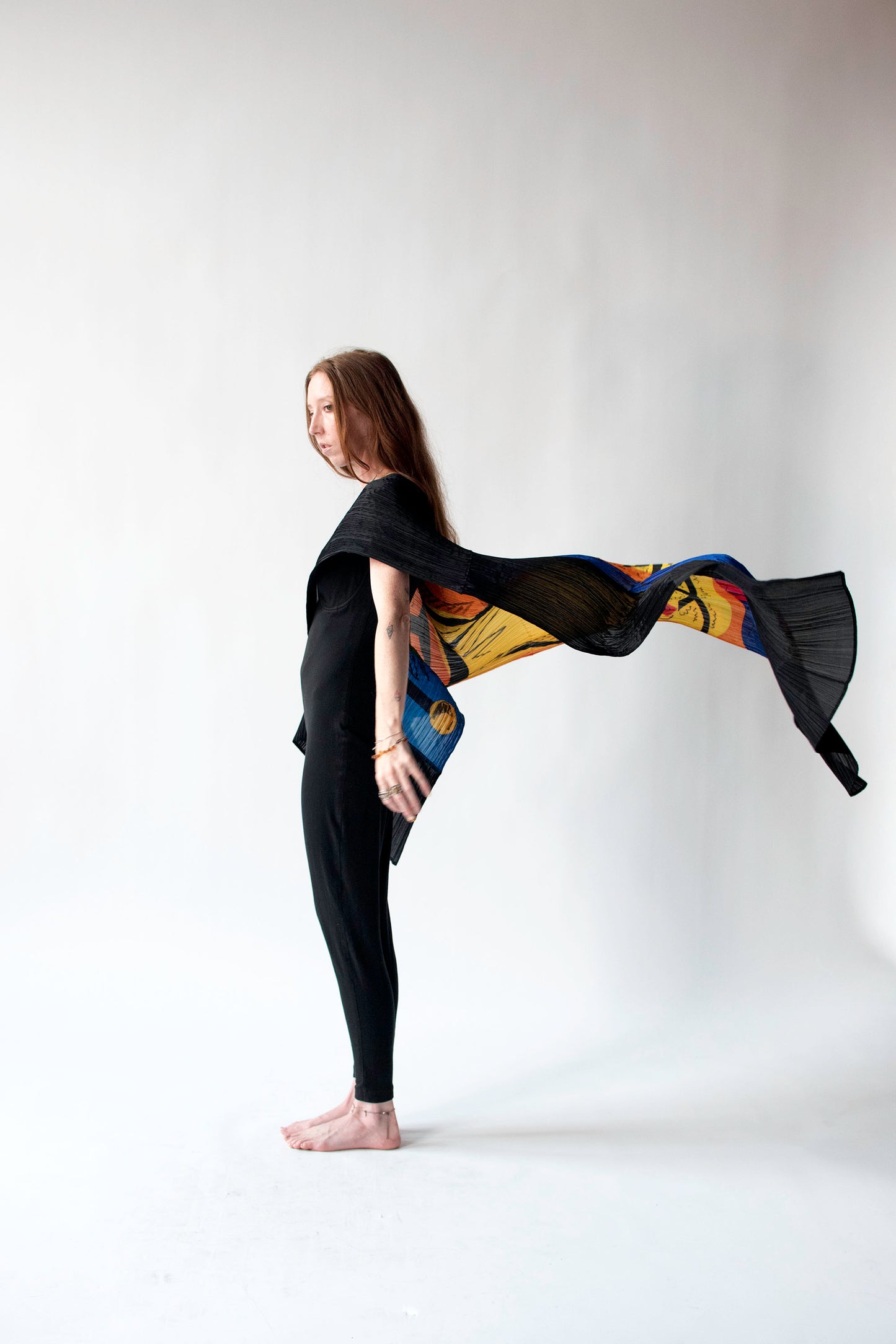 'Afternoon Tea' Convertible Shawl | Issey Miyake Pleats Please