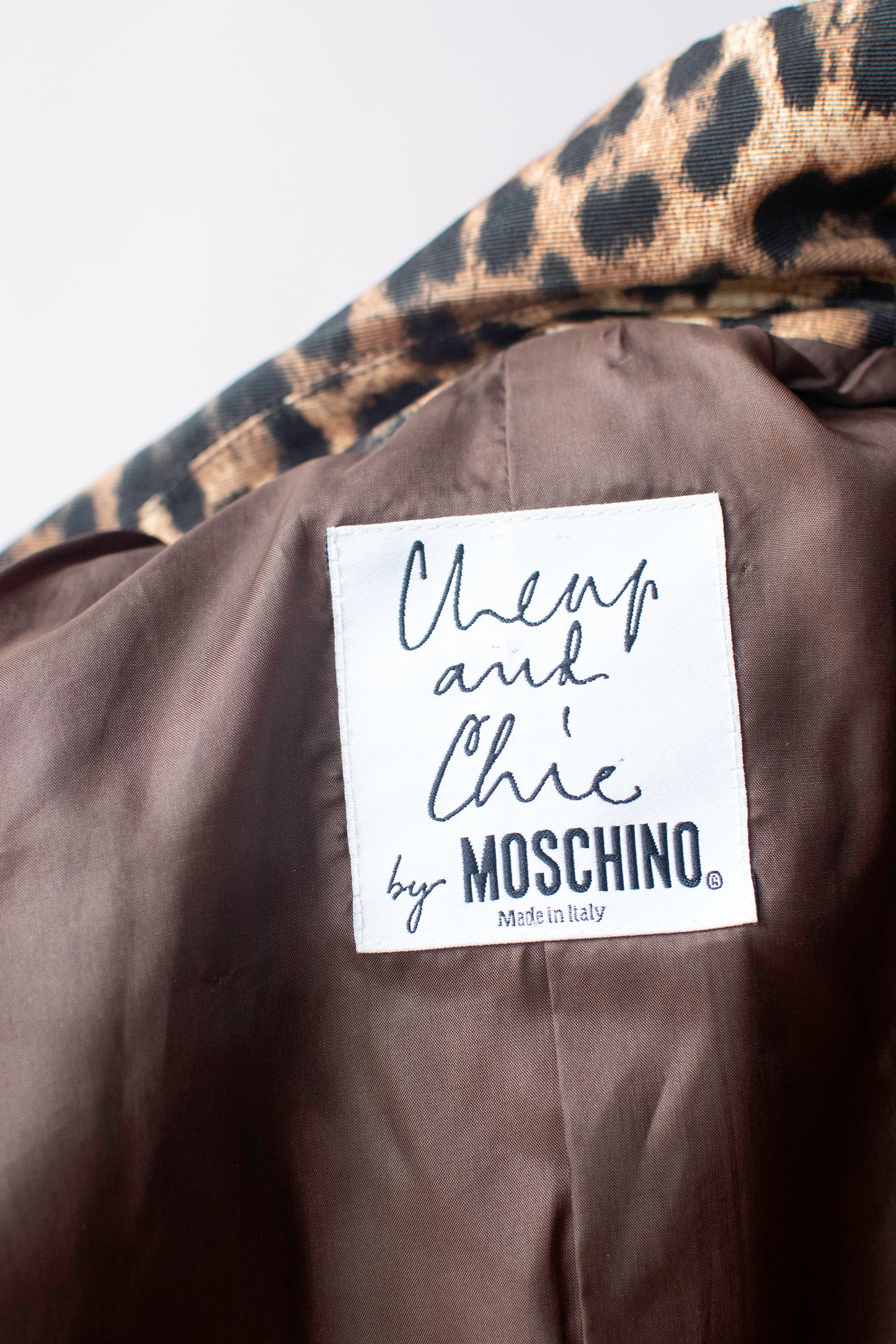 Leopard Print Jacket | Moschino Cheap & Chic