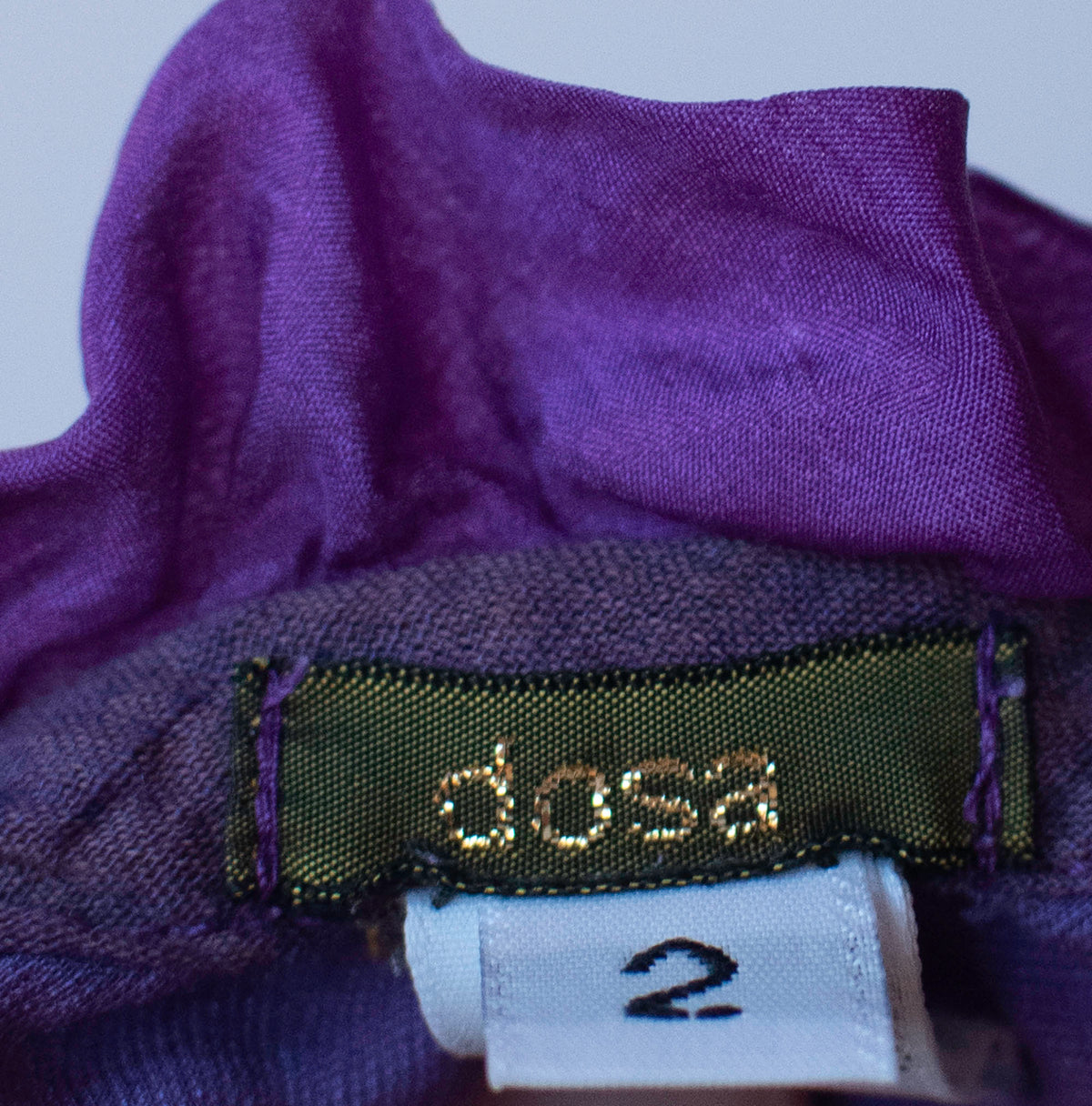 Purple Velvet Slip Dress | Dosa