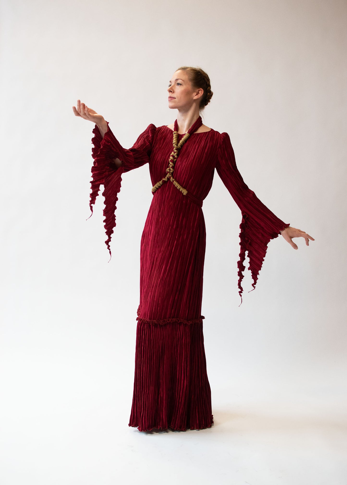 1980s Plisse Dress | Mary McFadden