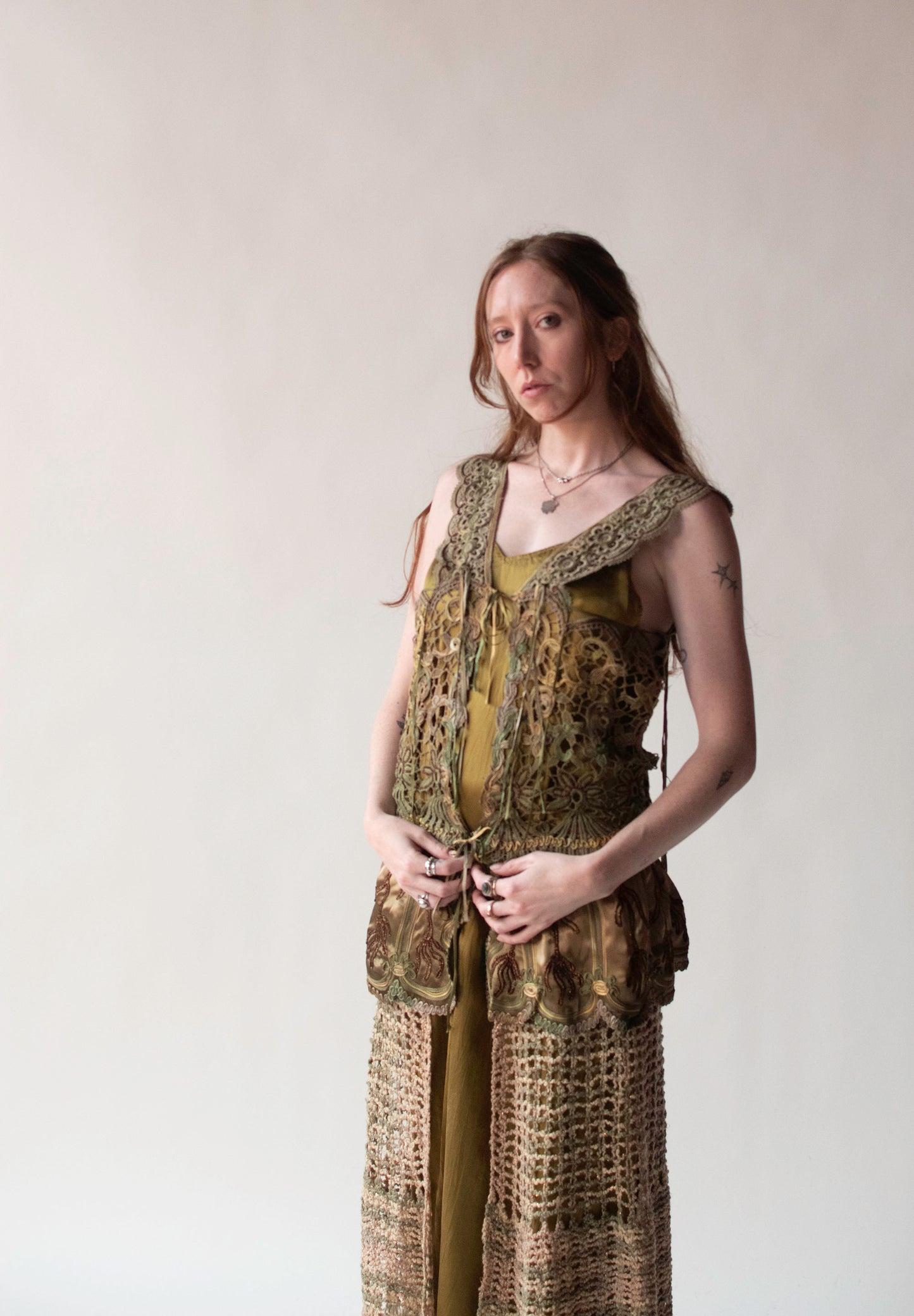 Mixed Media Vest | Mali Lietta Cavalli