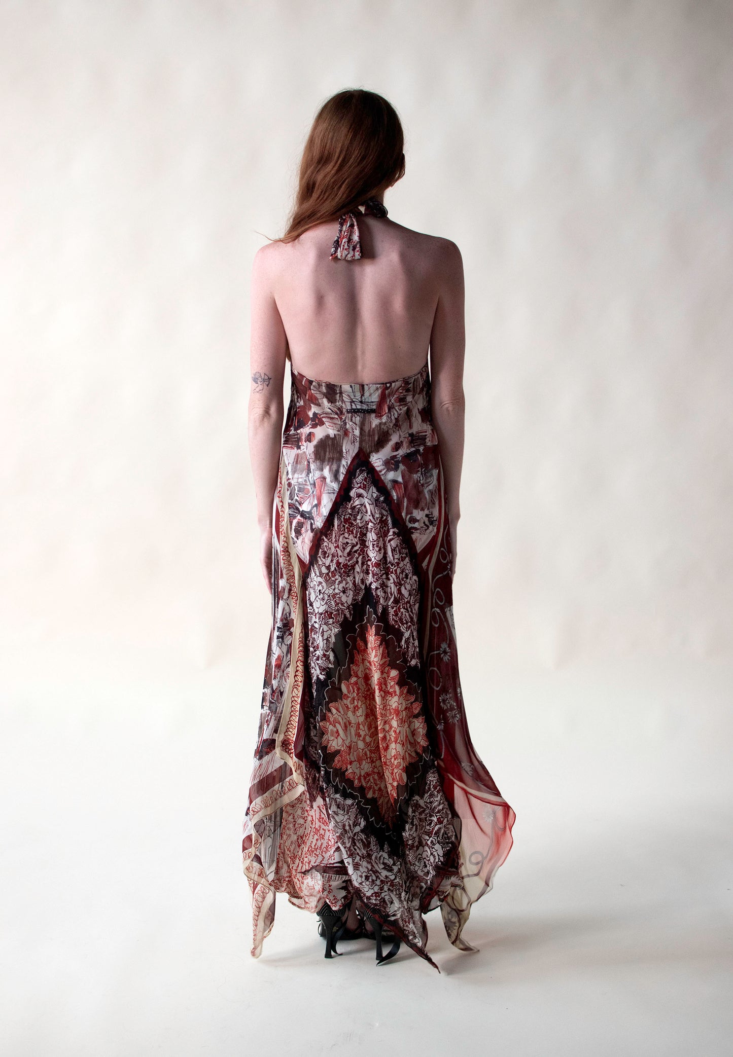 Chiffon Halter Dress | Jean Paul Gaultier SS 2001