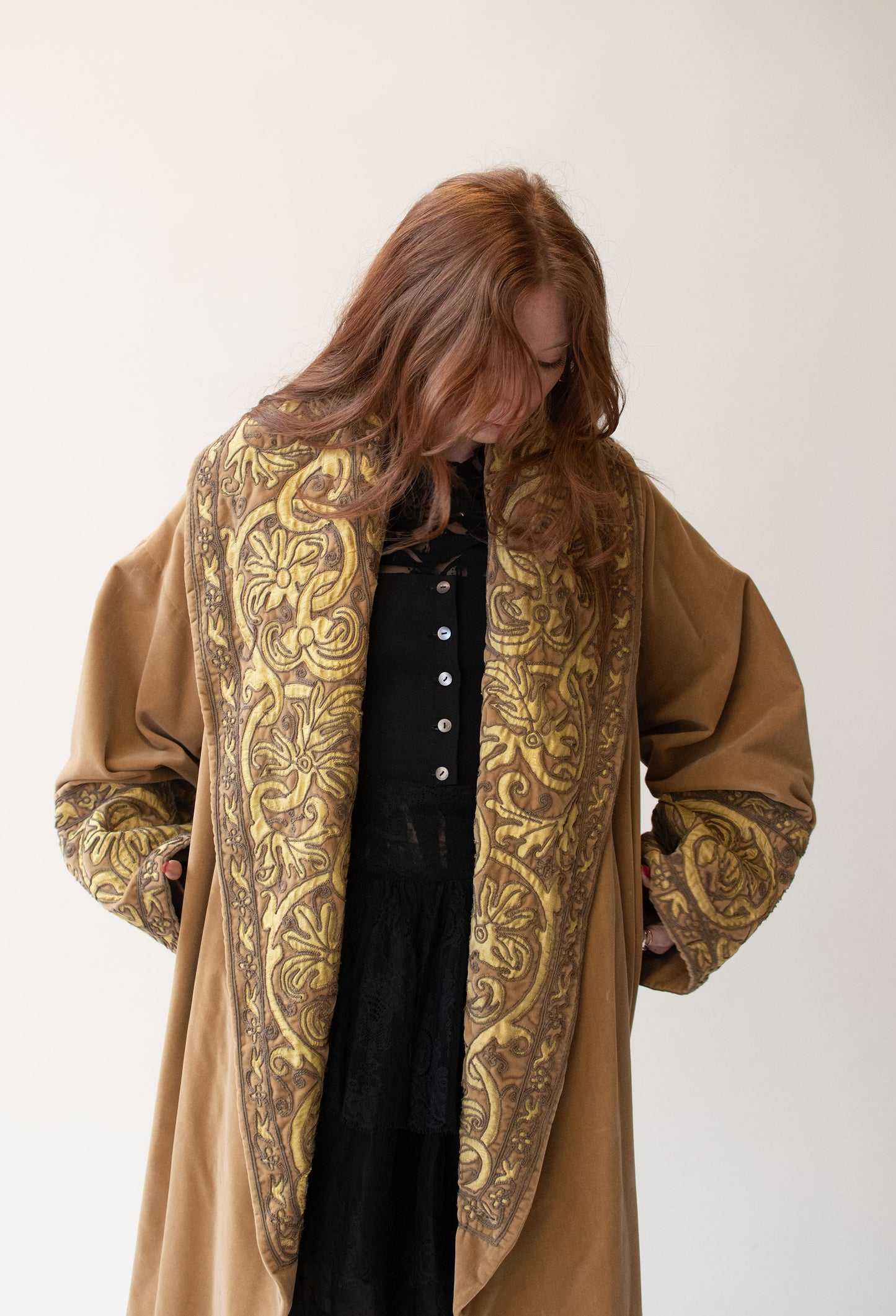 Velvet Cocoon Coat | Romeo Gigli AW 1989 / 90