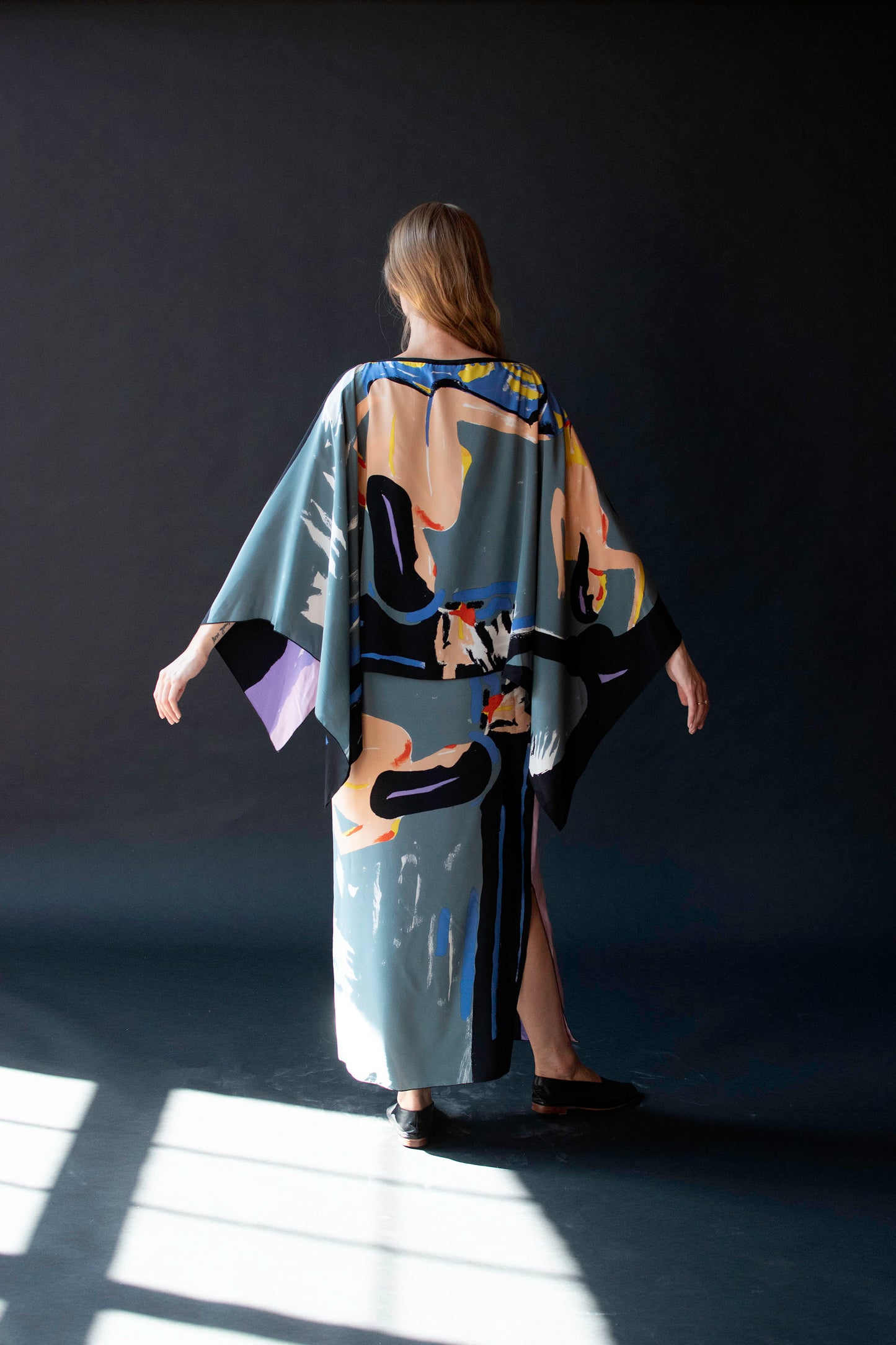 Printed Silk Dress | Michaele Vollbracht