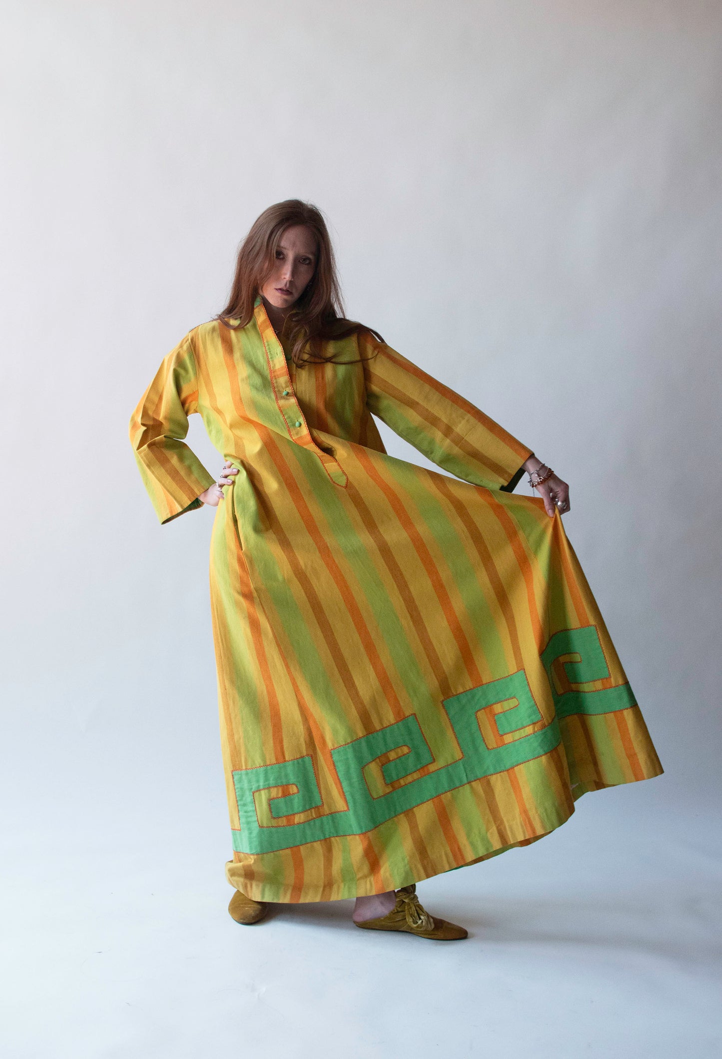1970s Striped Caftan | Josefa