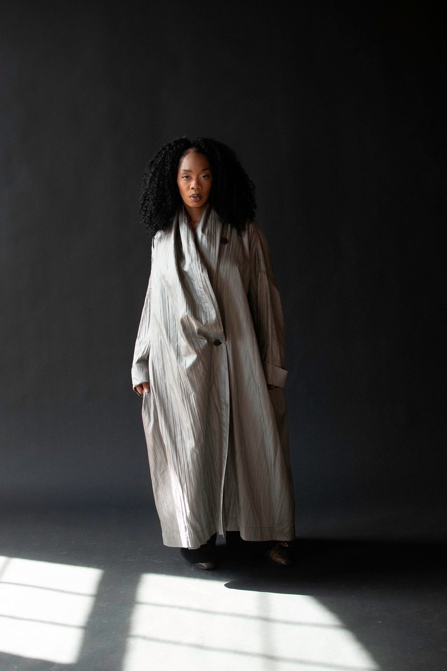 Houndstooth Windcoat | Issey Miyake