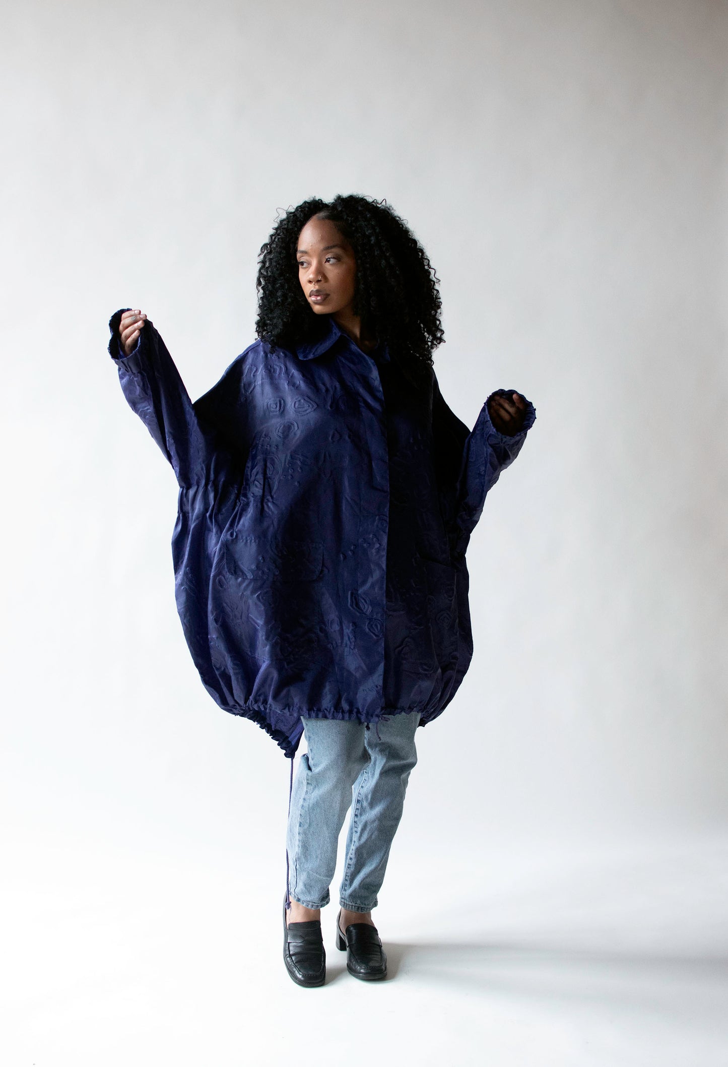 1990s Textured Wind Coat | Romeo Gigli