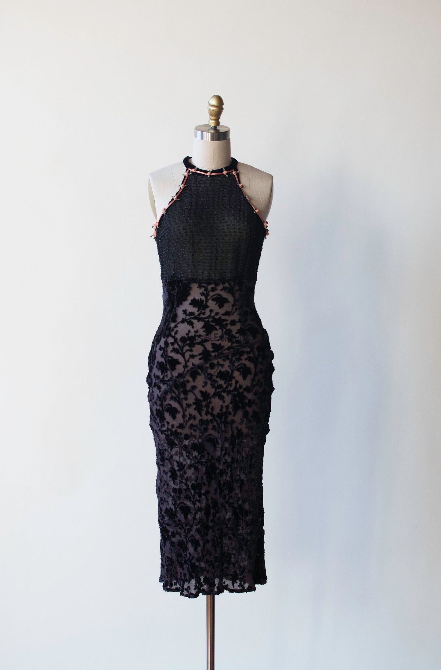 1990s Chiffon Burnout Velvet Dress | Voyage Invest in the Original
