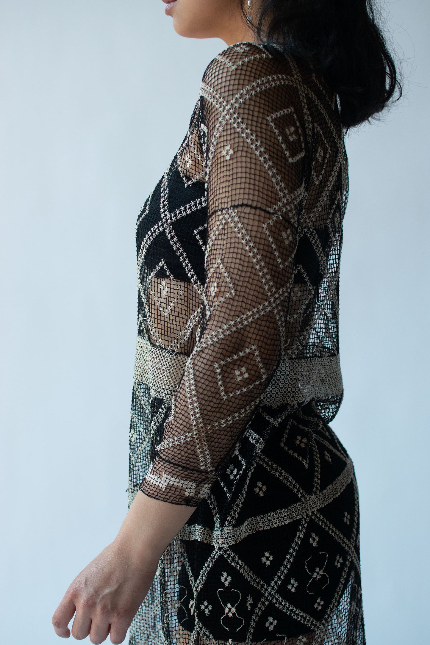 1920s Crochet Dress