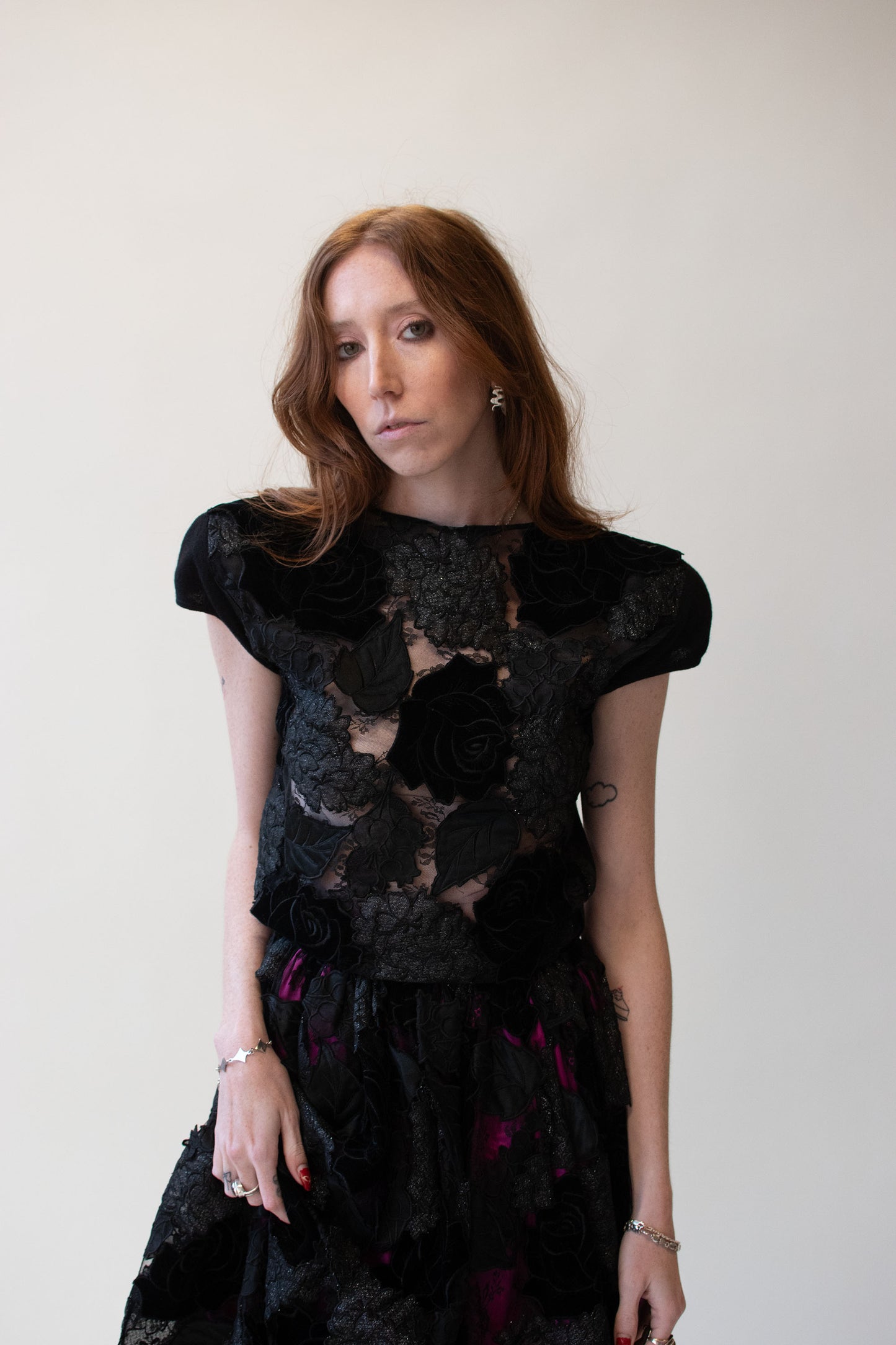 1980s Applique Evening Set | Valentino