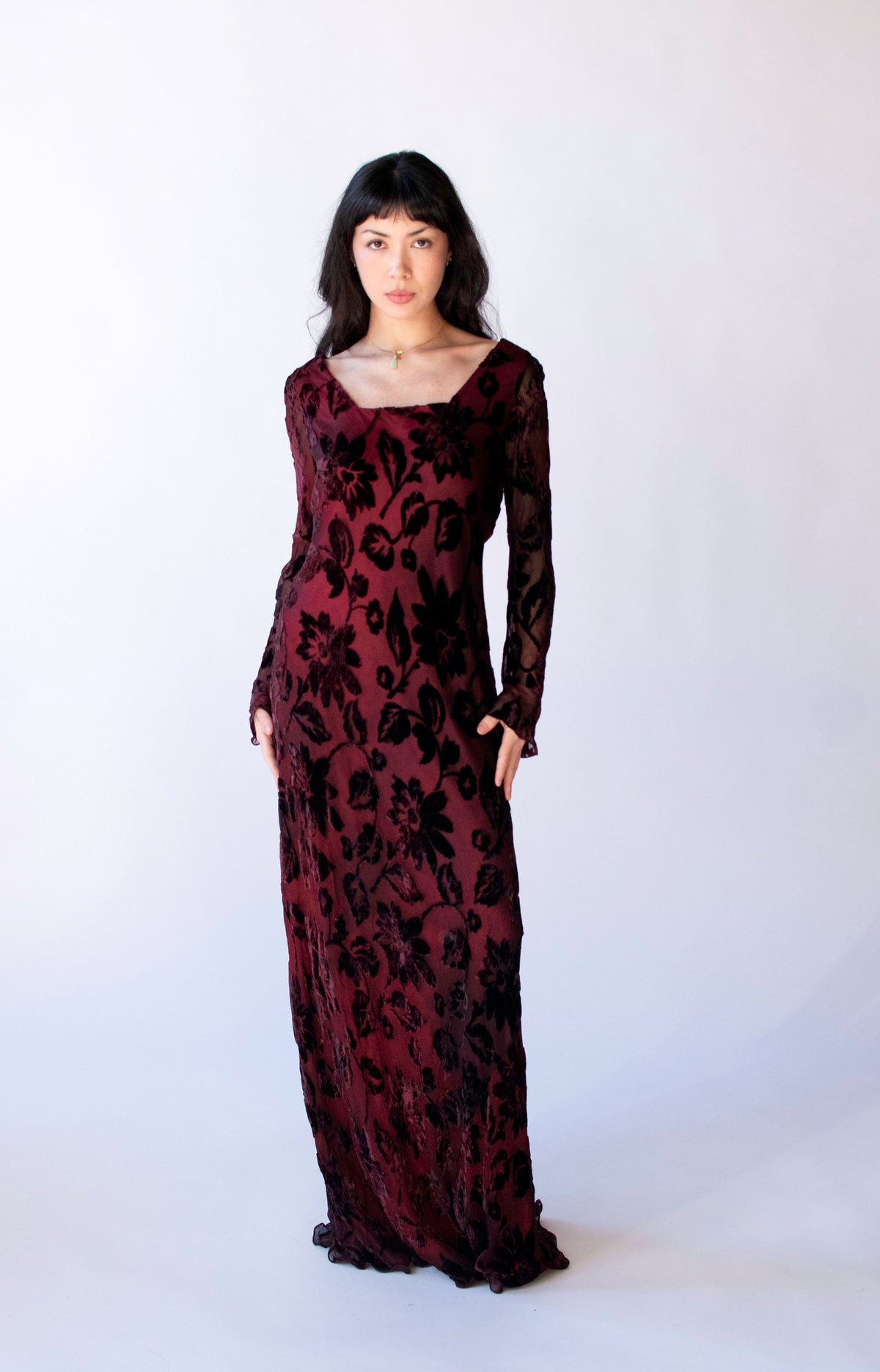 1990s Devore Dress | Amy Michelson for Holly Harp