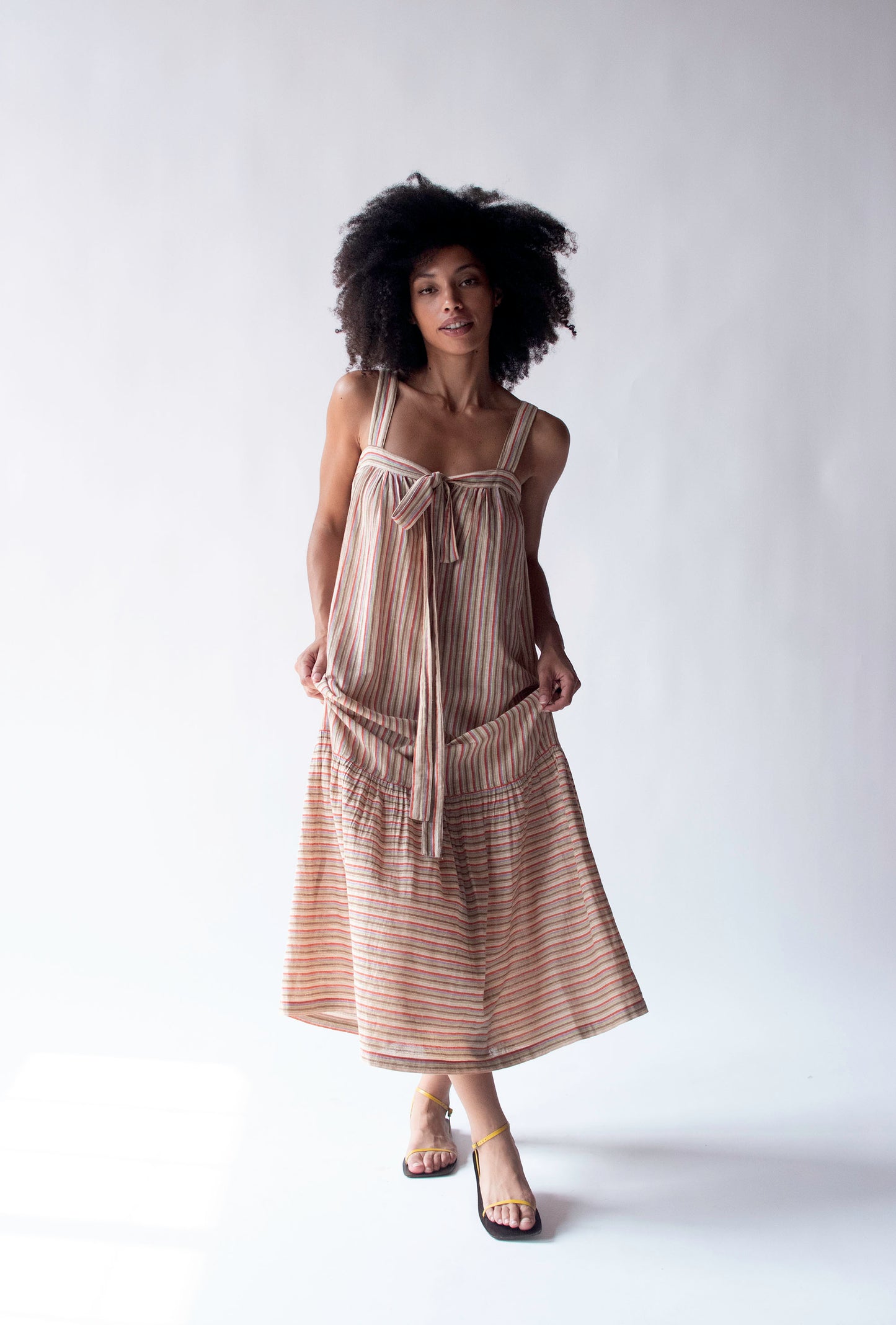 1970s Stiped Sundress | Yves Saint Laurent