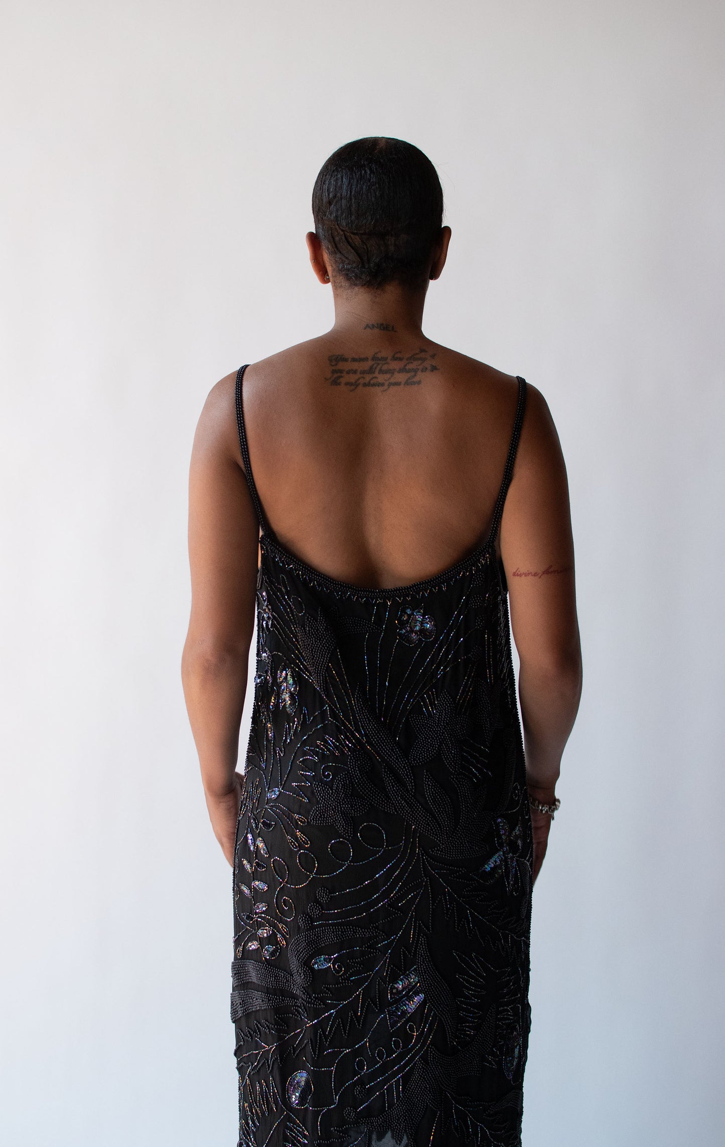 1980s Beaded Dress