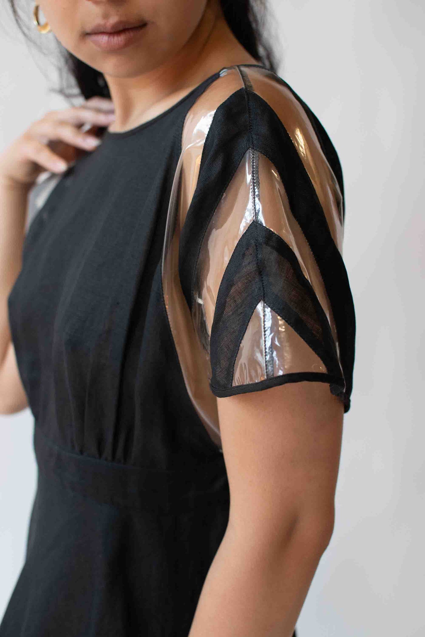 1970s Futuristic Linen Dress | Fendi