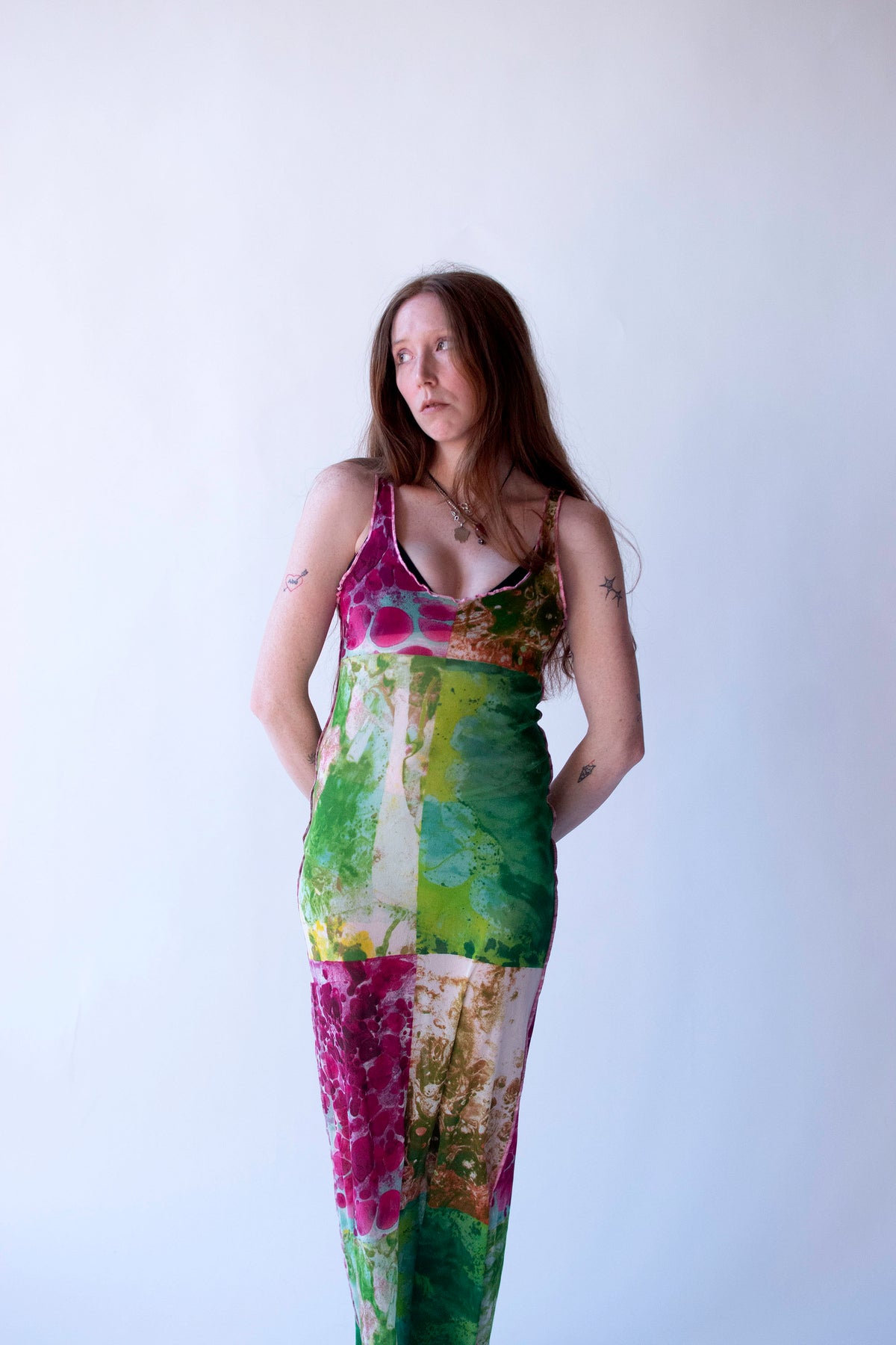 Bacteria Print Mesh Dress | Jean Paul Gaultier SS 2000