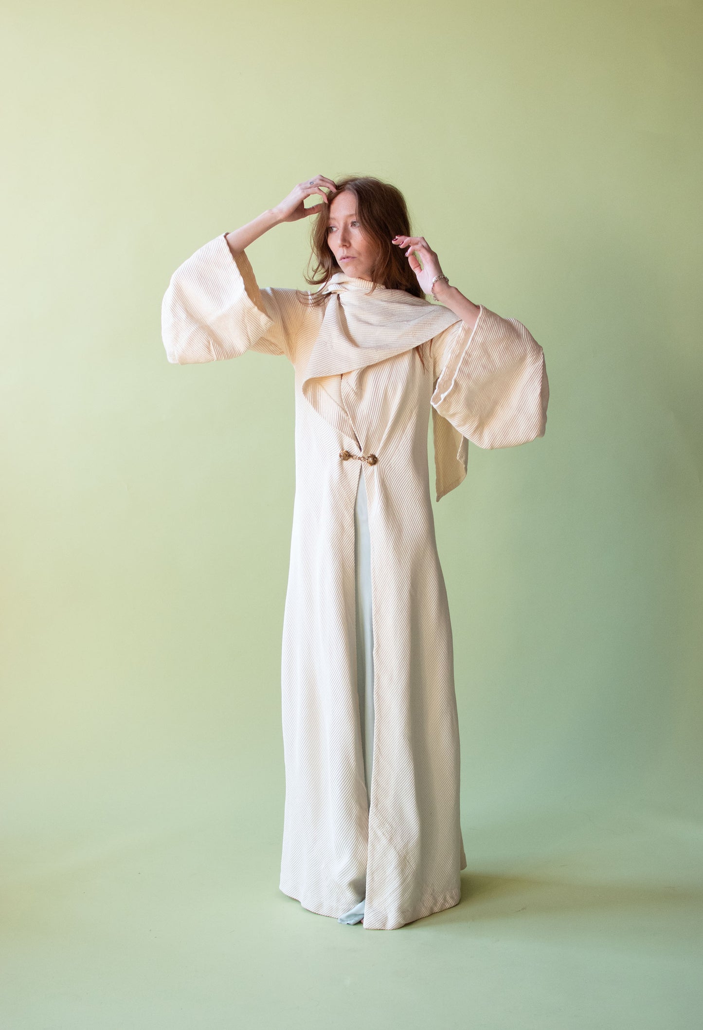 1930s Faille Coat | Yvonne Carette Paris