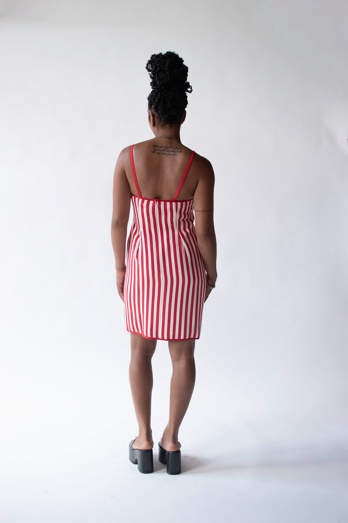 1990s Red and White Striped | Geoffrey Beene