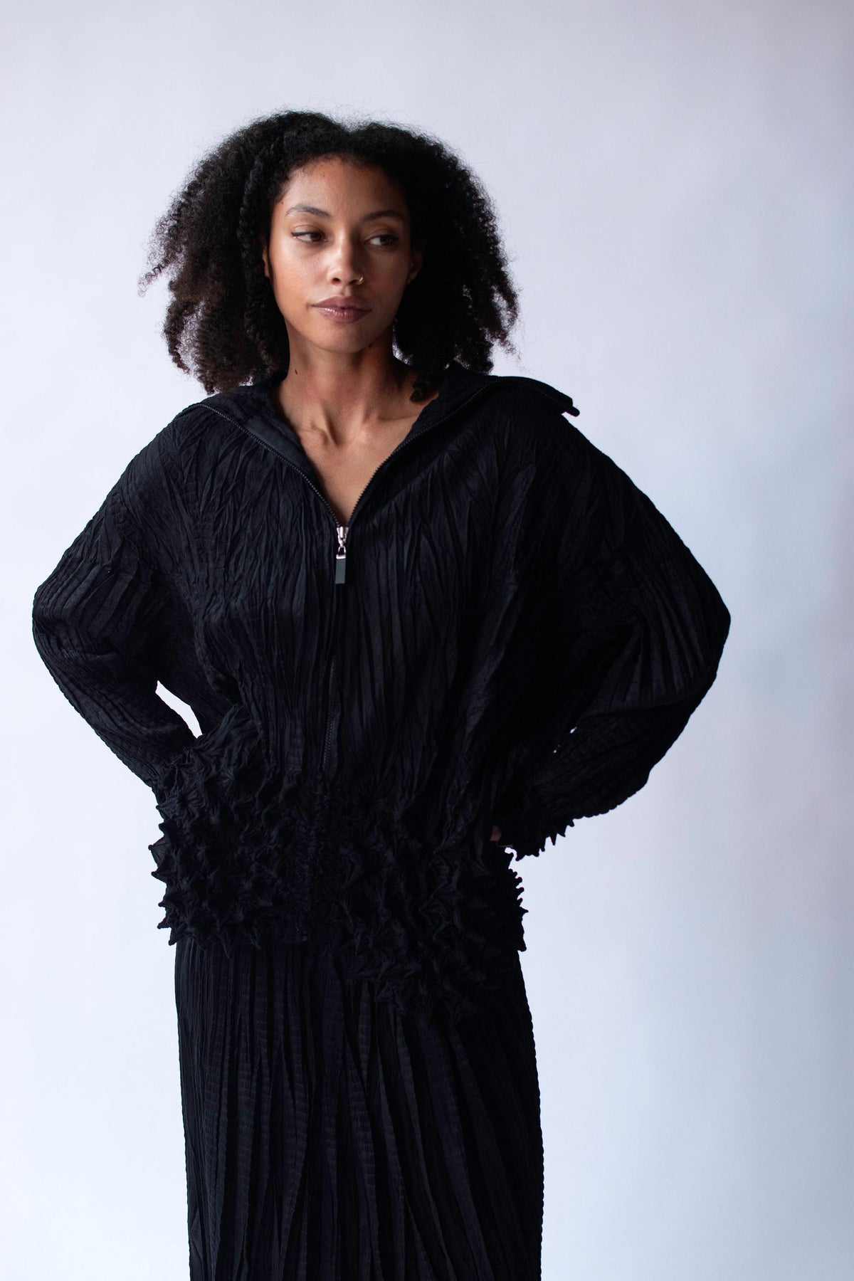Pleated Set | Kazuko Okazaki