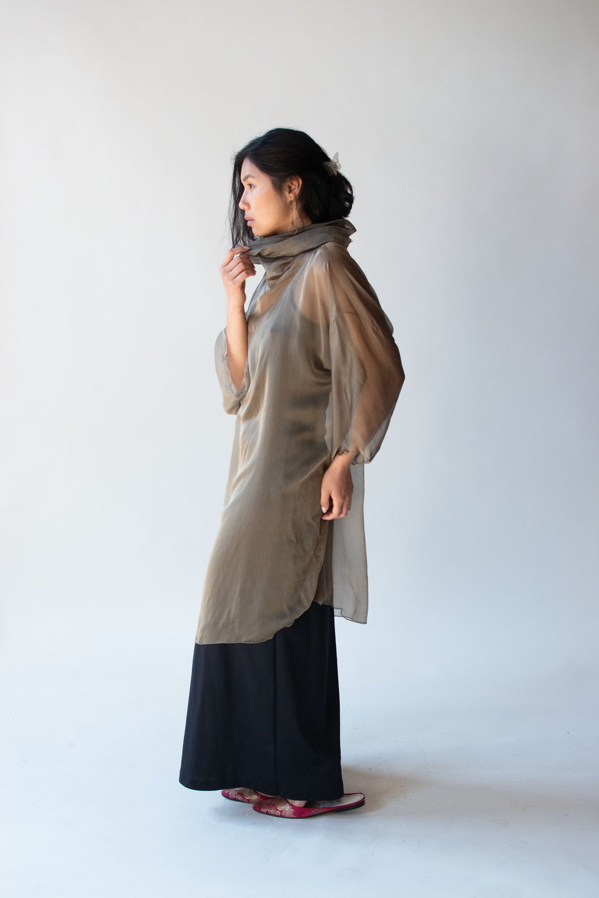 1990s Chiffon Tunic
