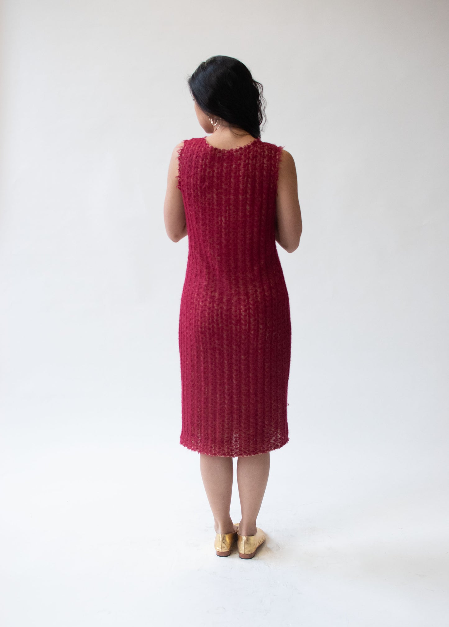 Fuzzy Knit Dress | Future Ozbek