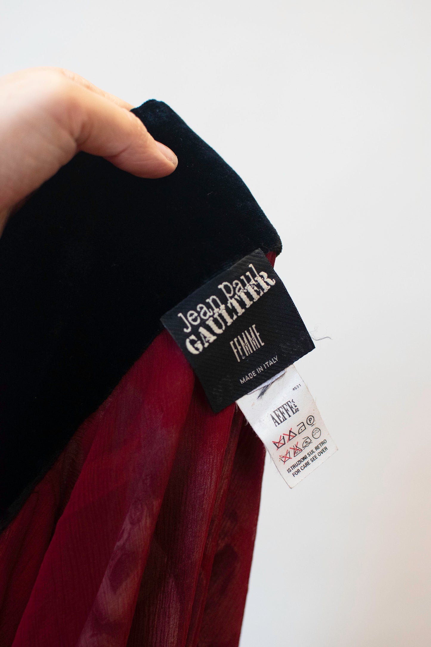 Burlesque Print Smoking Robe | Jean Paul Gaultier AW 2005