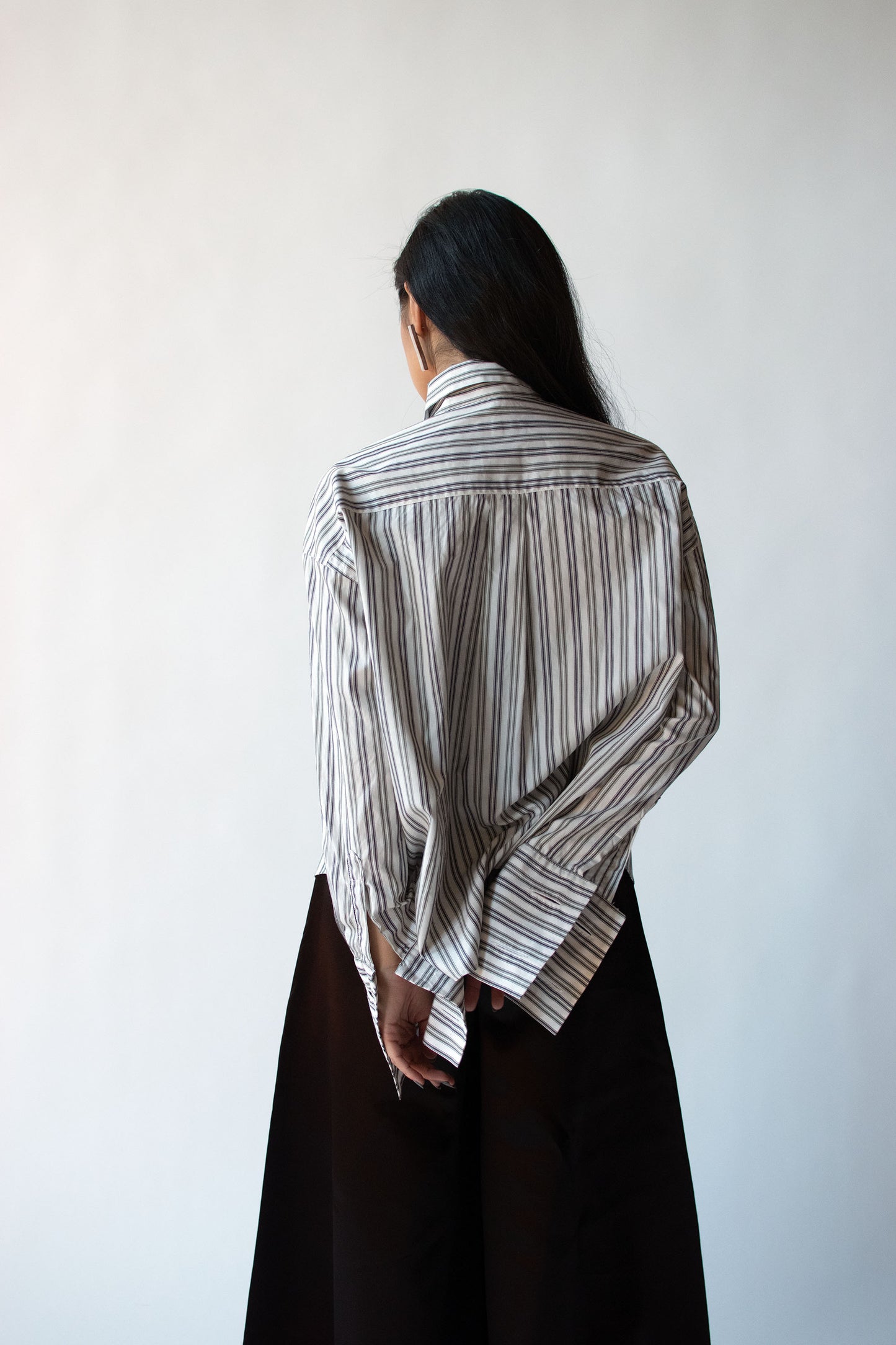 Striped Cotton Shirt | Romeo Gigli FW 1994