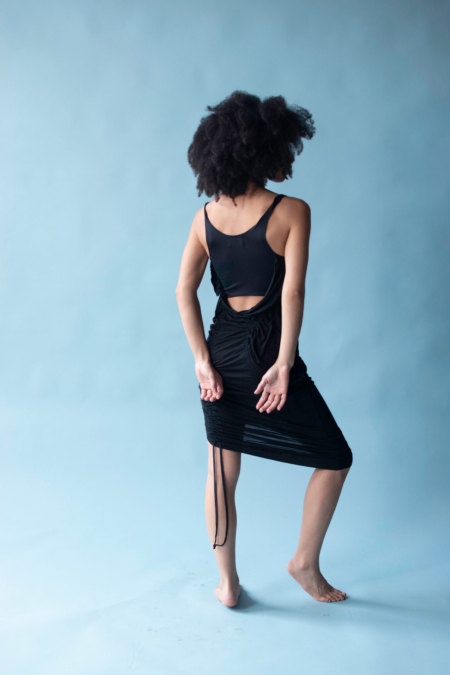 Black Jersey Dress | Hussein Chalayan