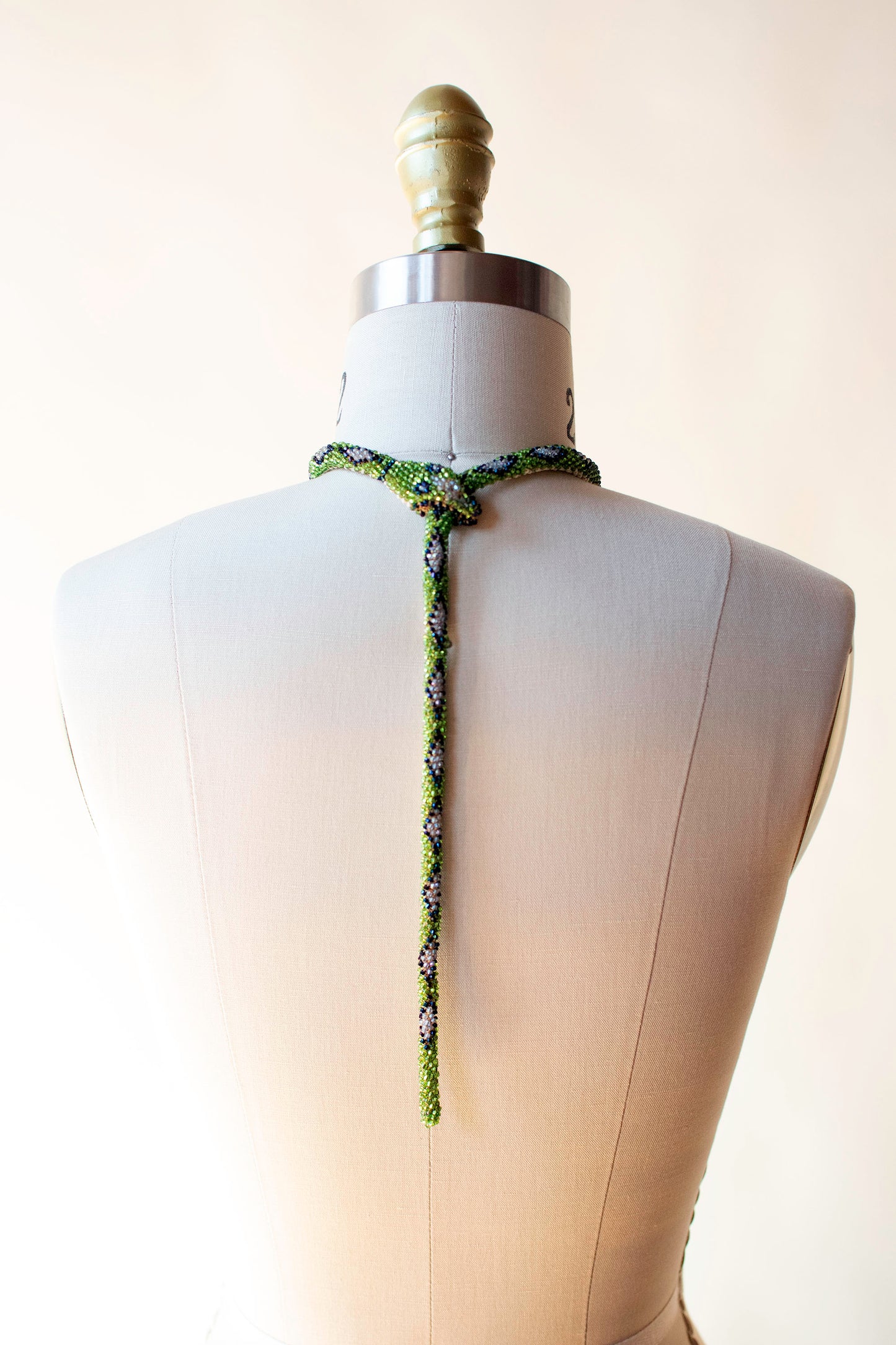 Bead Crochet Snake | Absinthe Diamond