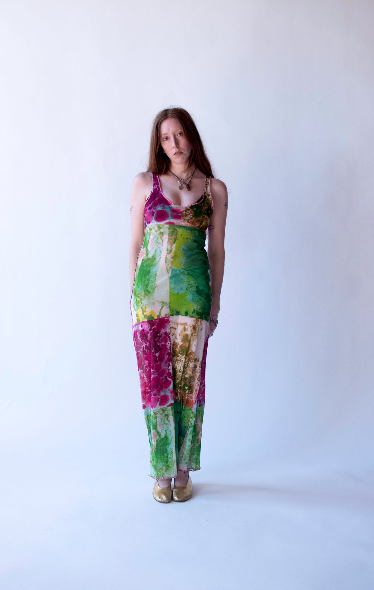 Bacteria Print Mesh Dress | Jean Paul Gaultier SS 2000
