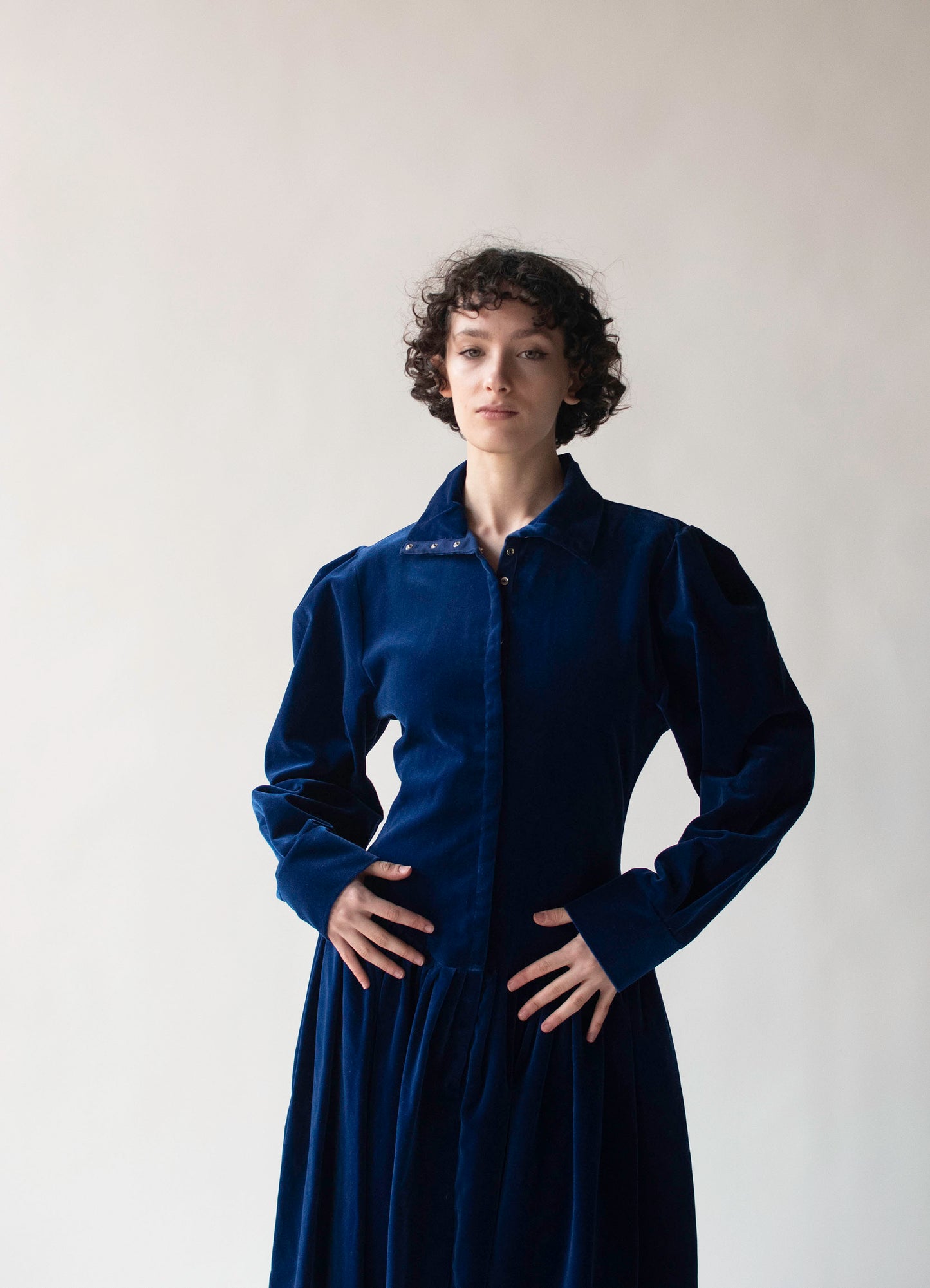Blue Velvet Dress | Norma Kalmali
