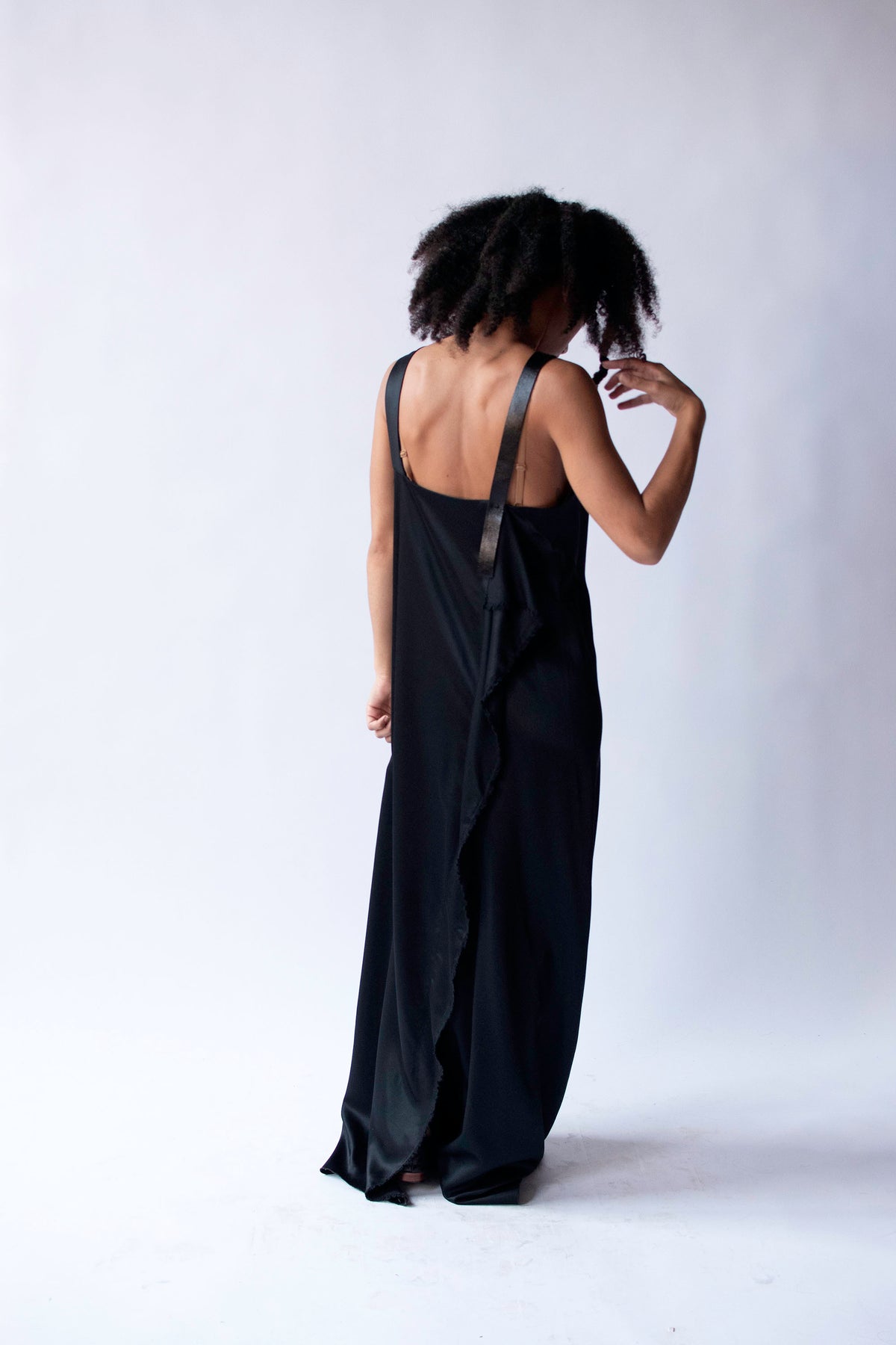 Black Draped Dress | Rozae Nichols