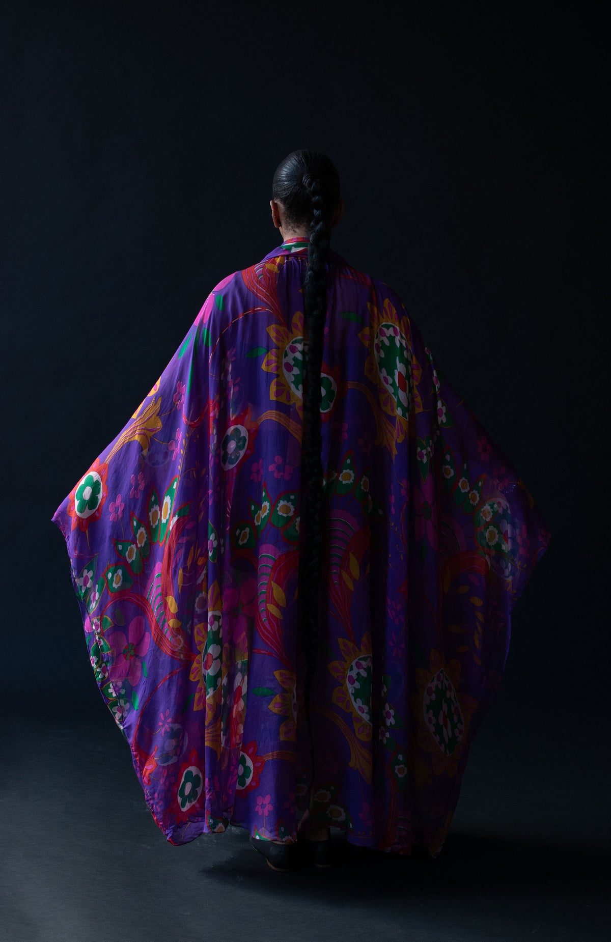 1970s Chiffon Caftan