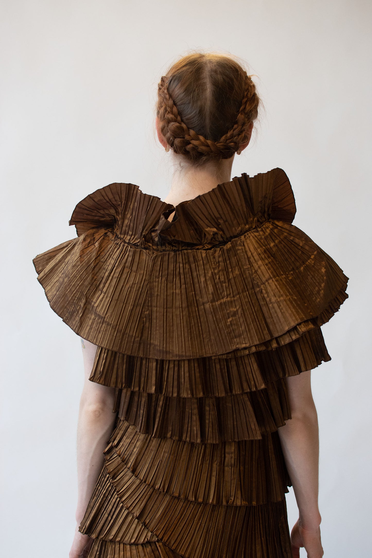 Pleated Silk Mini Dress | Krizia